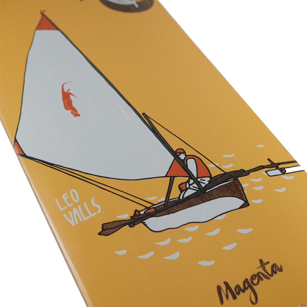 Magenta Leo Valls Nautic Series Skateboard Deck 8"