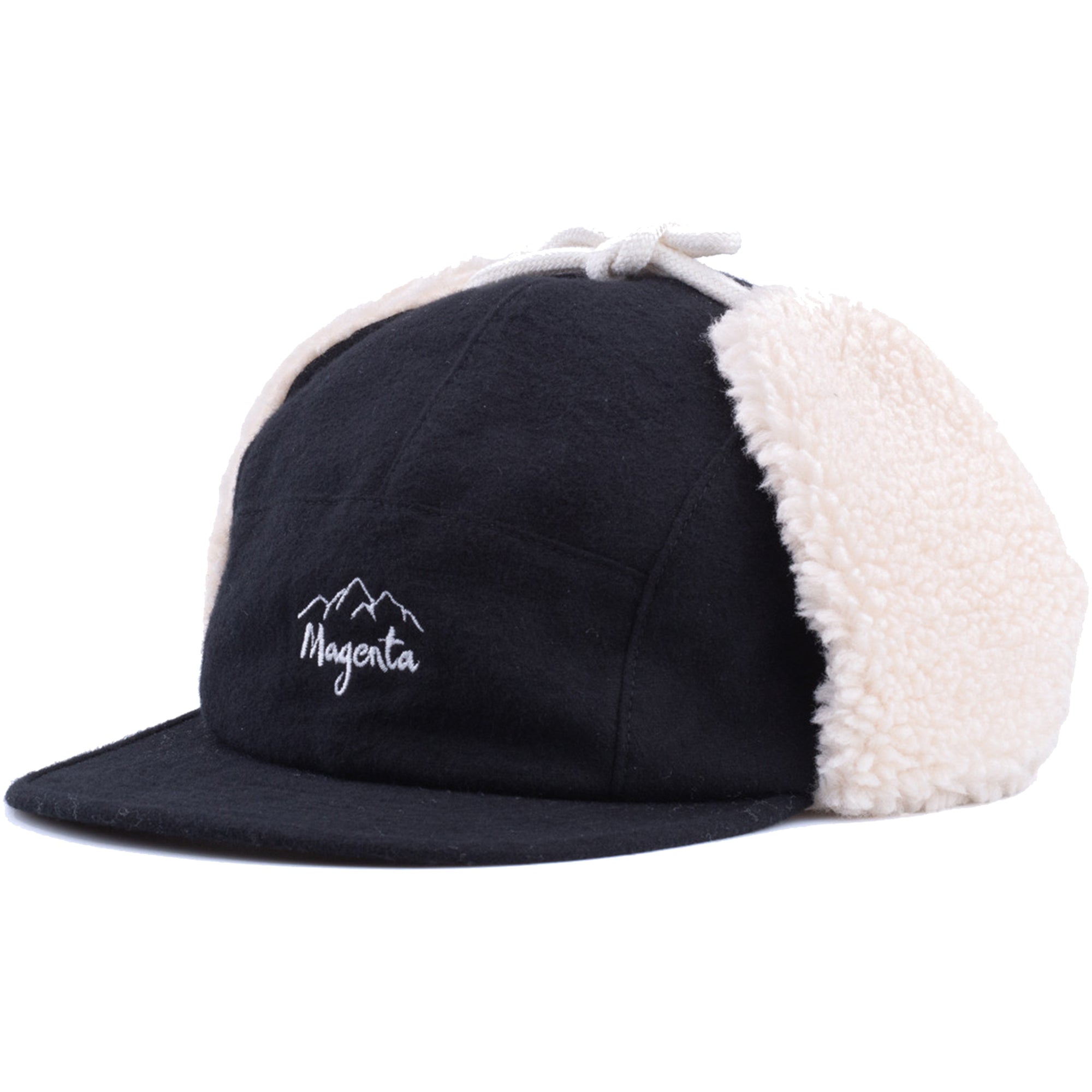 Magenta Mtn Flaps 5P Hat Black