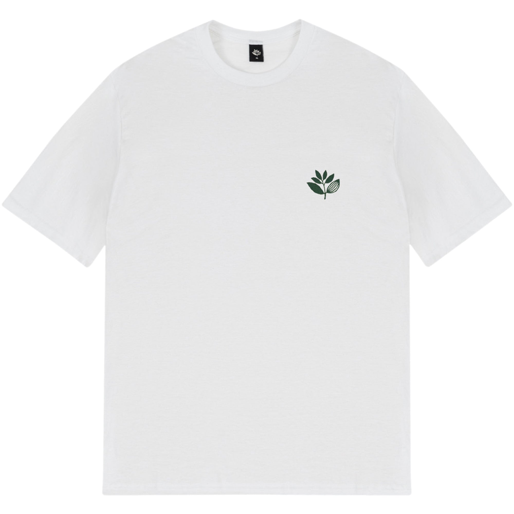 Magenta Classic Plant Tee White