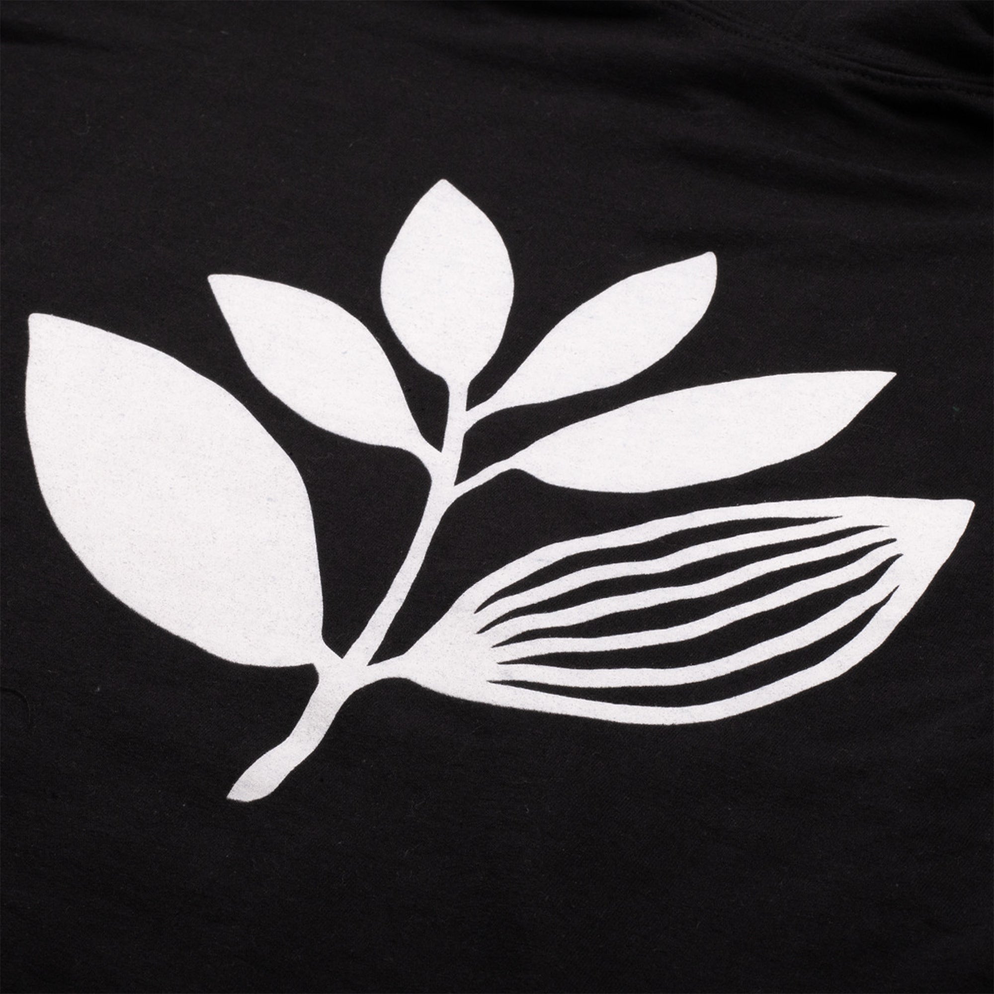 Magenta Classic Plant Hoodie Black