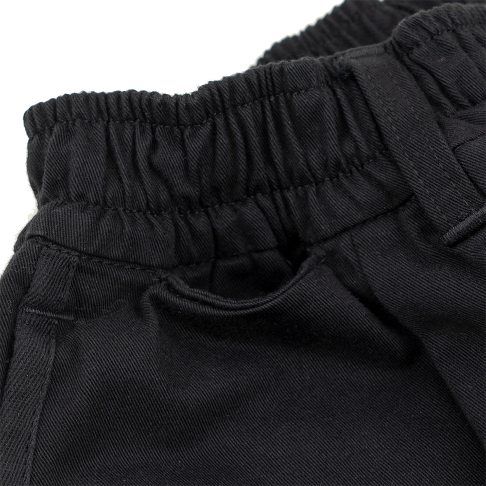 Magenta Extra Loose Pants Black