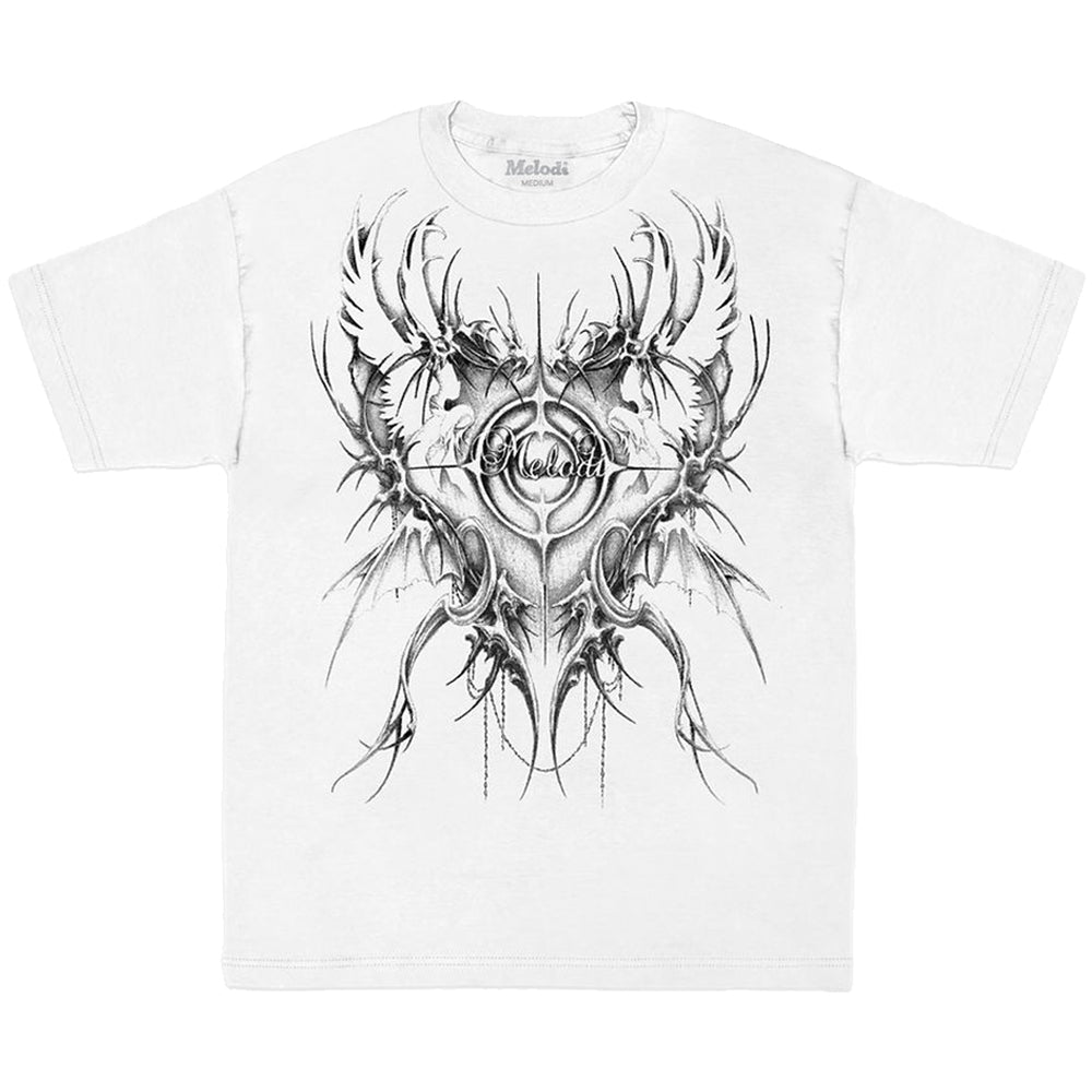 EC Melodi Hollow Tee White