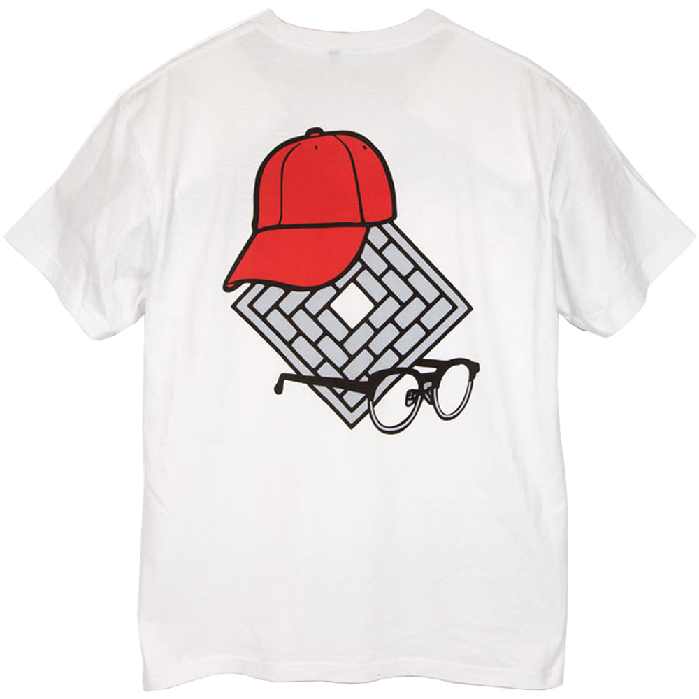 The National Skateboard Co Dee Collins Tee White