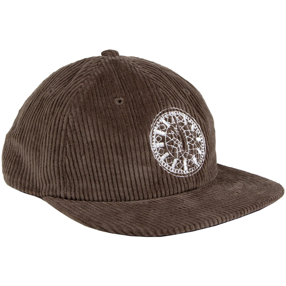 The National Skateboard Co Liver Building Cord Cap Brown