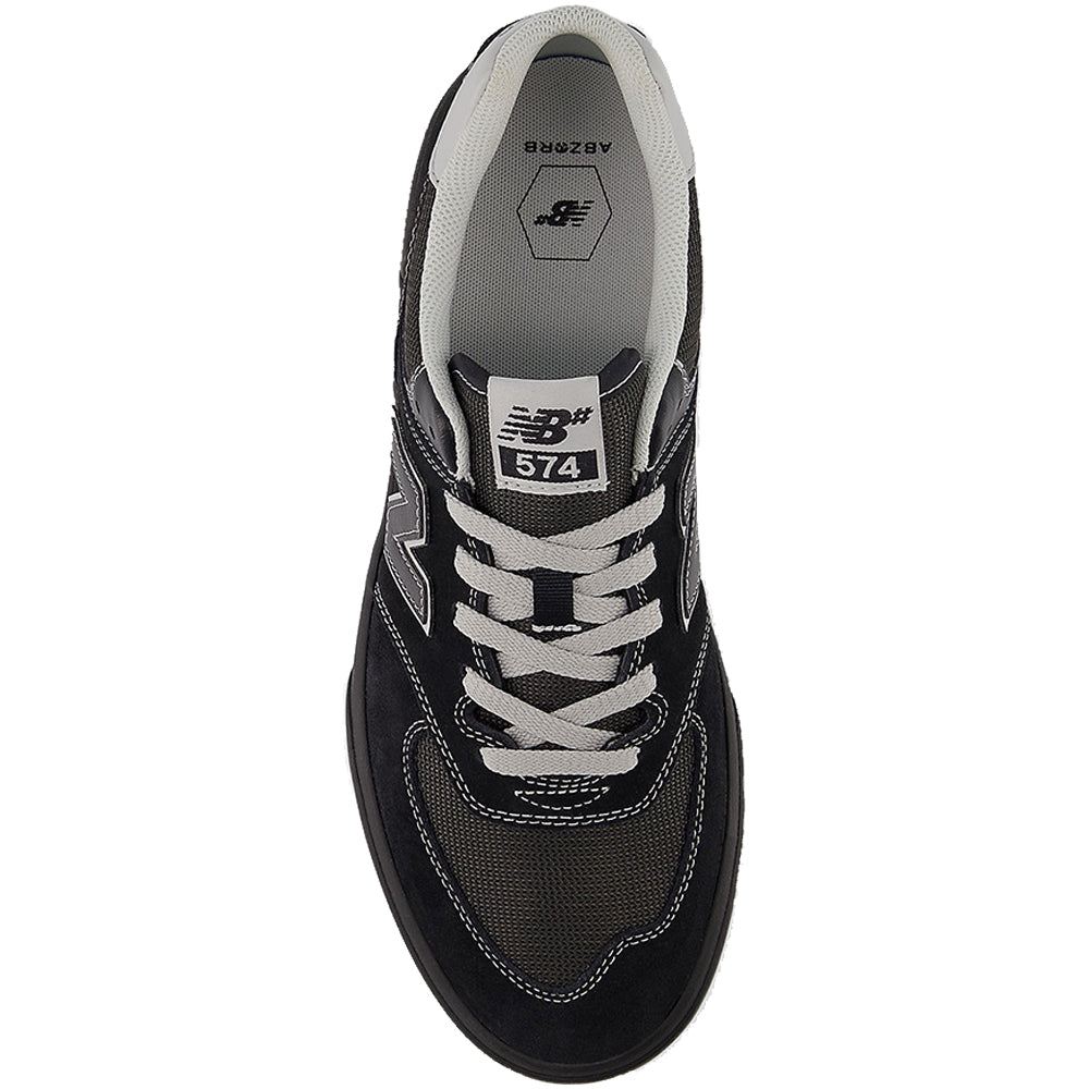 New Balance Numeric 574 Vulc Shoes Black/Grey