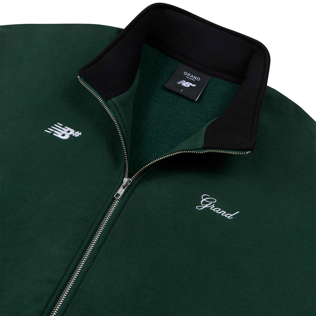 Grand Collection x New Balance Numeric Zip Up Sweatshirt Black/Forest