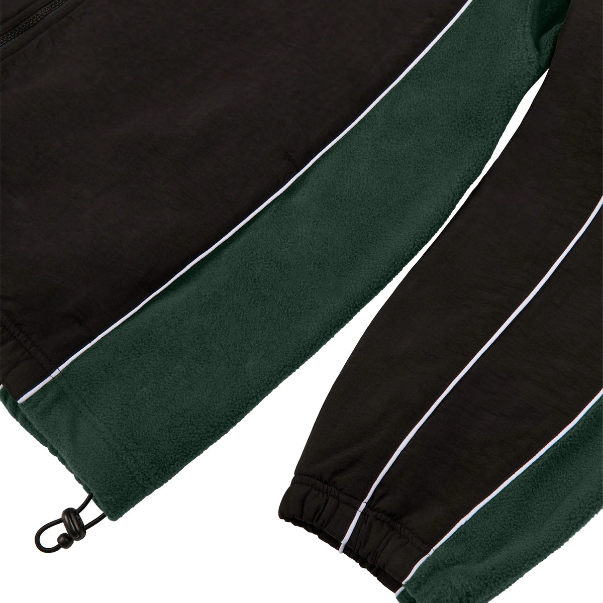 Grand Collection x New Balance Numeric Polar Fleece Lined Nylon Jacket Black/Forest