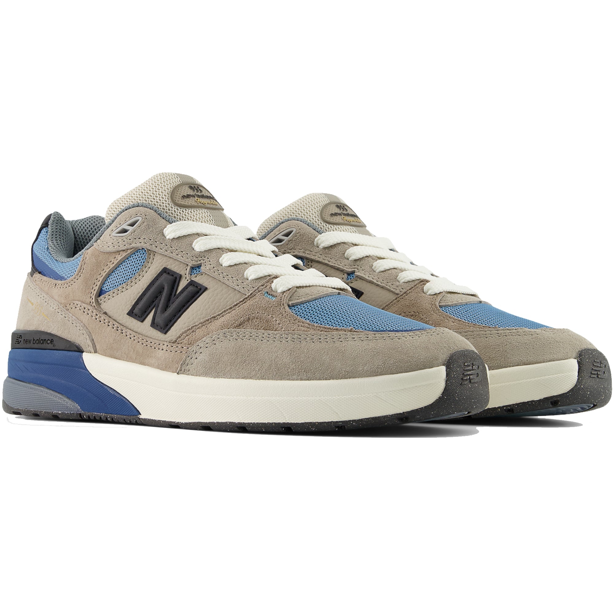 New Balance Numeric Andrew Reynolds 933 Shoes Mushroom/Light Blue