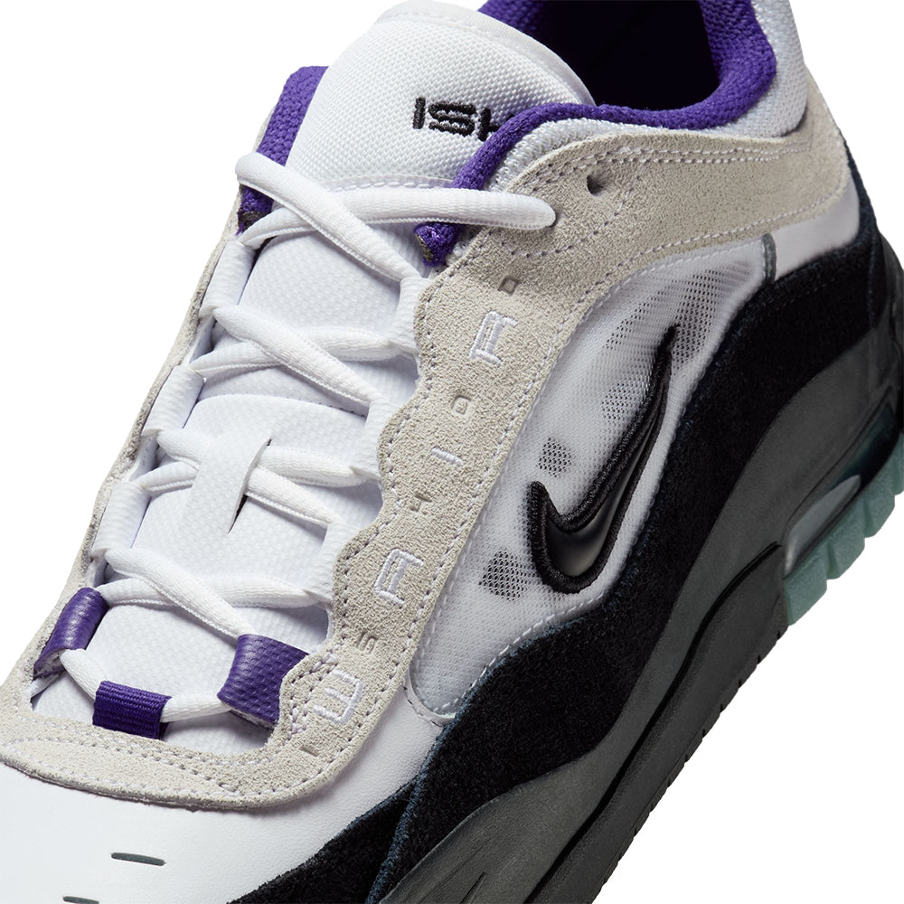 Nike SB Air Max Ishod Wair Shoes White/Black-Court Purple-black