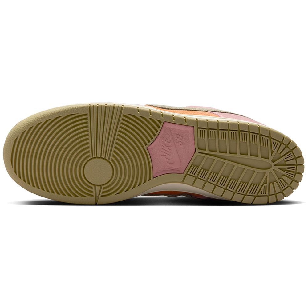 Nike SB Dunk Low Pro Shoes Red Stardust/Neutral Olive-Monarch
