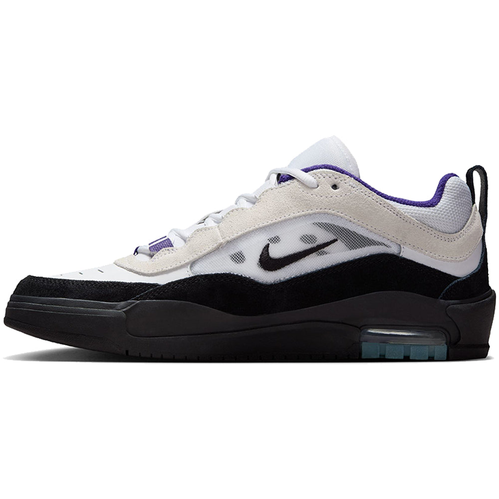 Nike SB Air Max Ishod Wair Shoes White/Black-Court Purple-black