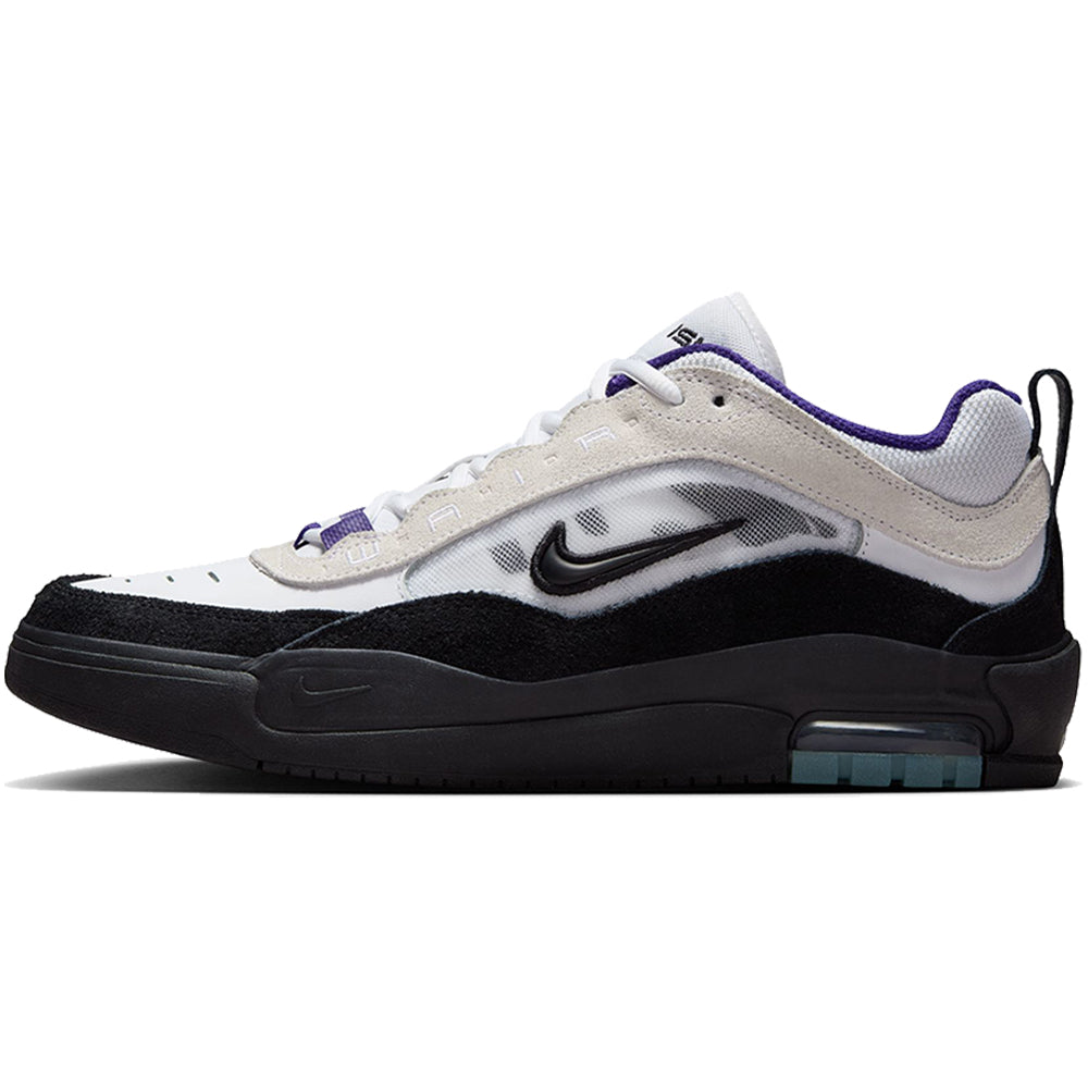 Nike SB Air Max Ishod Wair Shoes White/Black-Court Purple-black