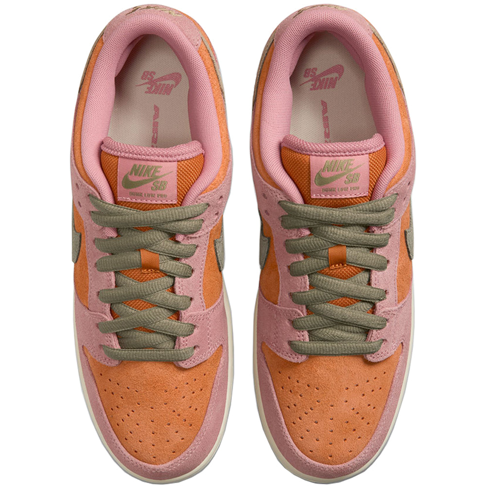 Nike SB Dunk Low Pro Shoes Red Stardust/Neutral Olive-Monarch