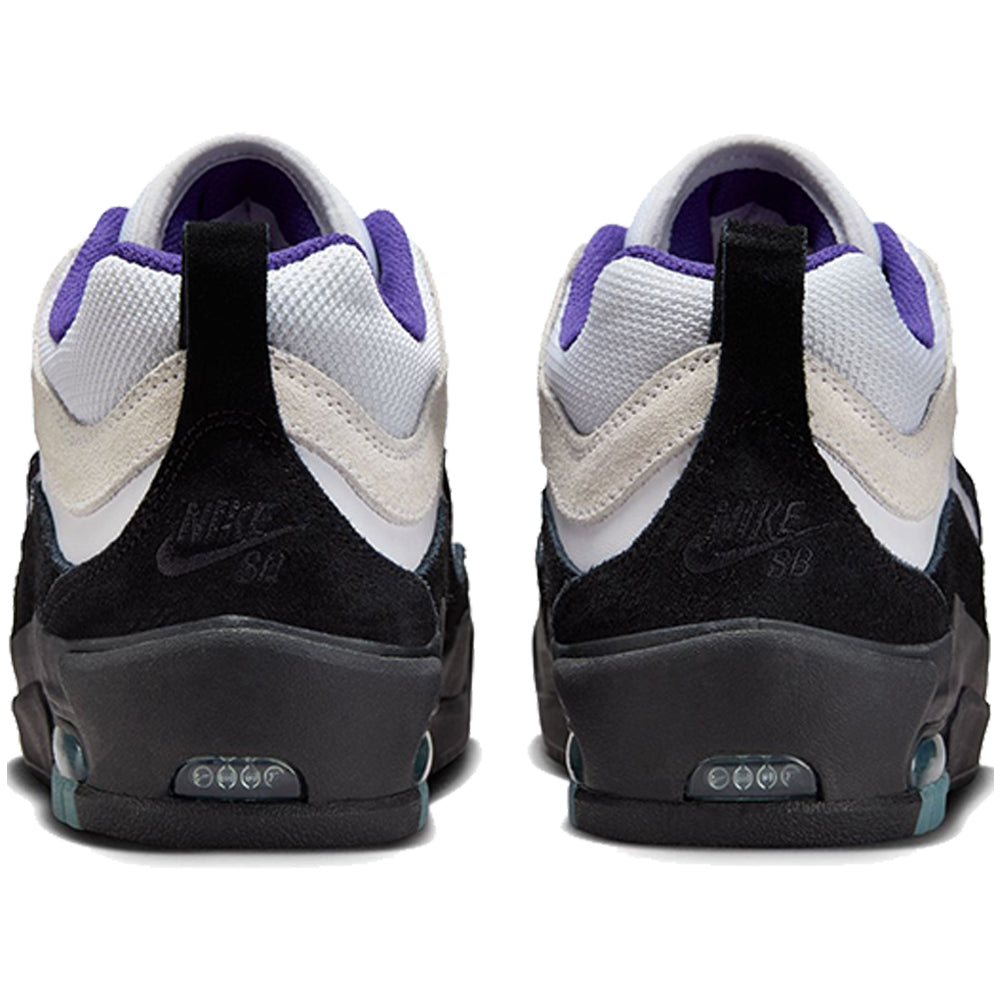Nike SB Air Max Ishod Wair Shoes White/Black-Court Purple-black