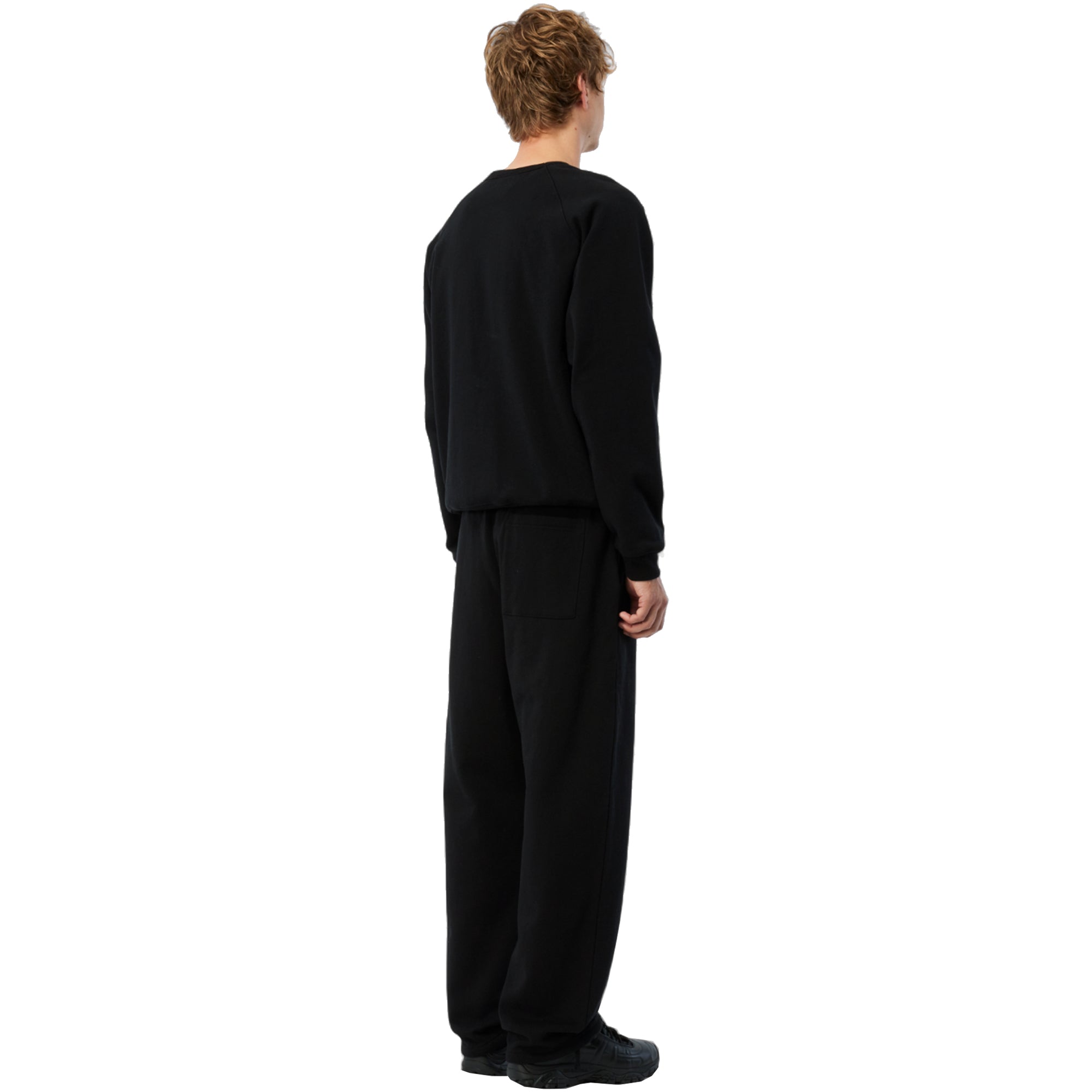 Dime MTL Cursive Small Logo Heavyweight Crewneck Black