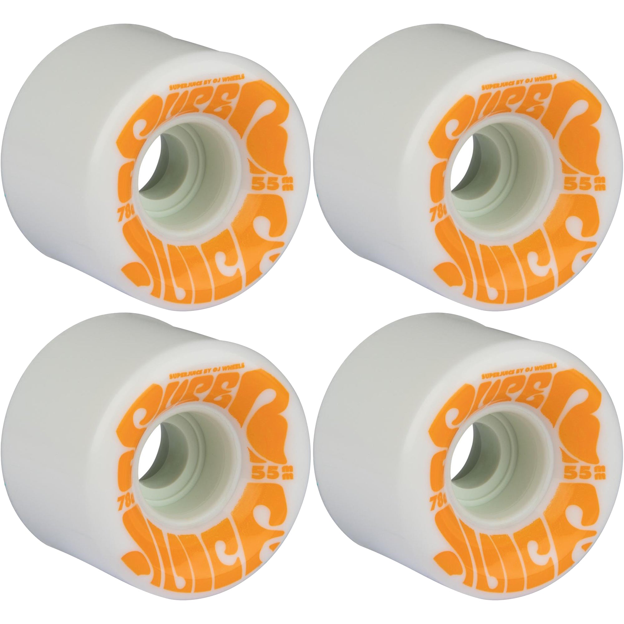 OJ Mini Super Juice 78A White Skateboard Wheels 55mm
