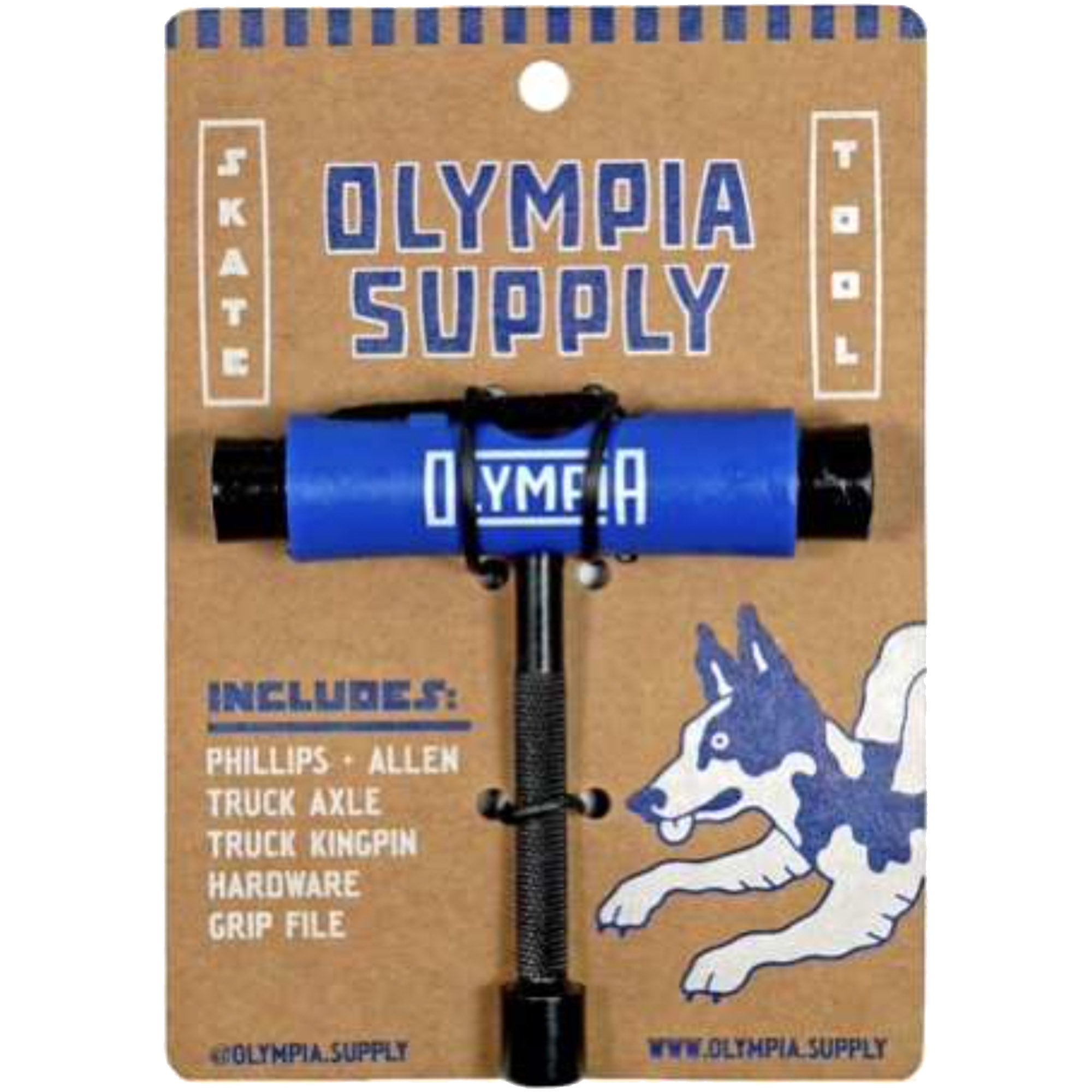 Olympia Supply Skateboard Tool Blue