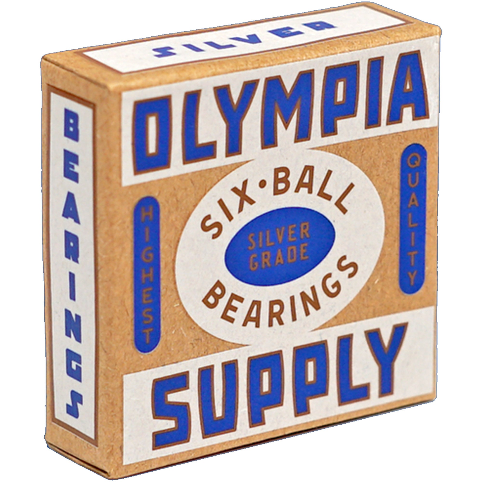 Olympia Supply Silver Grade Six-Ball Skateboard Bearings