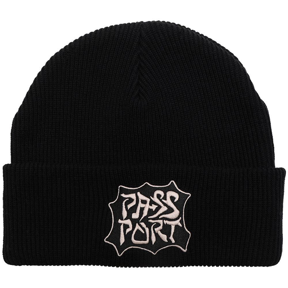 Pass~Port Glyph Beanie Black