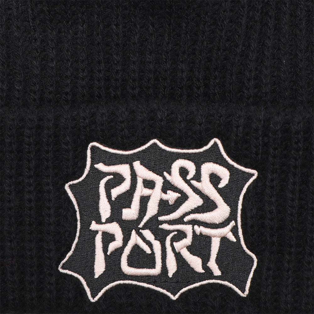 Pass~Port Glyph Beanie Black