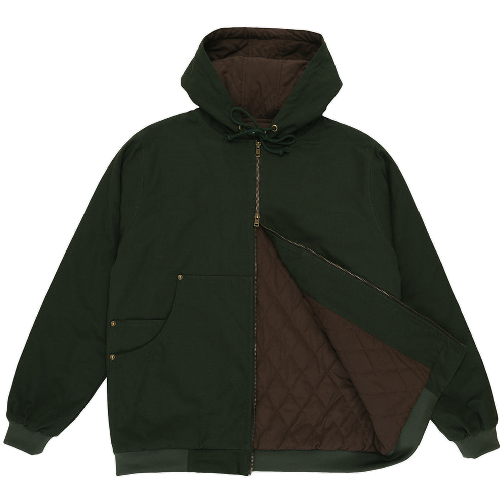 Pass~Port Ripstop Diggers Club Zip Hood Dark Green | NOTE shop