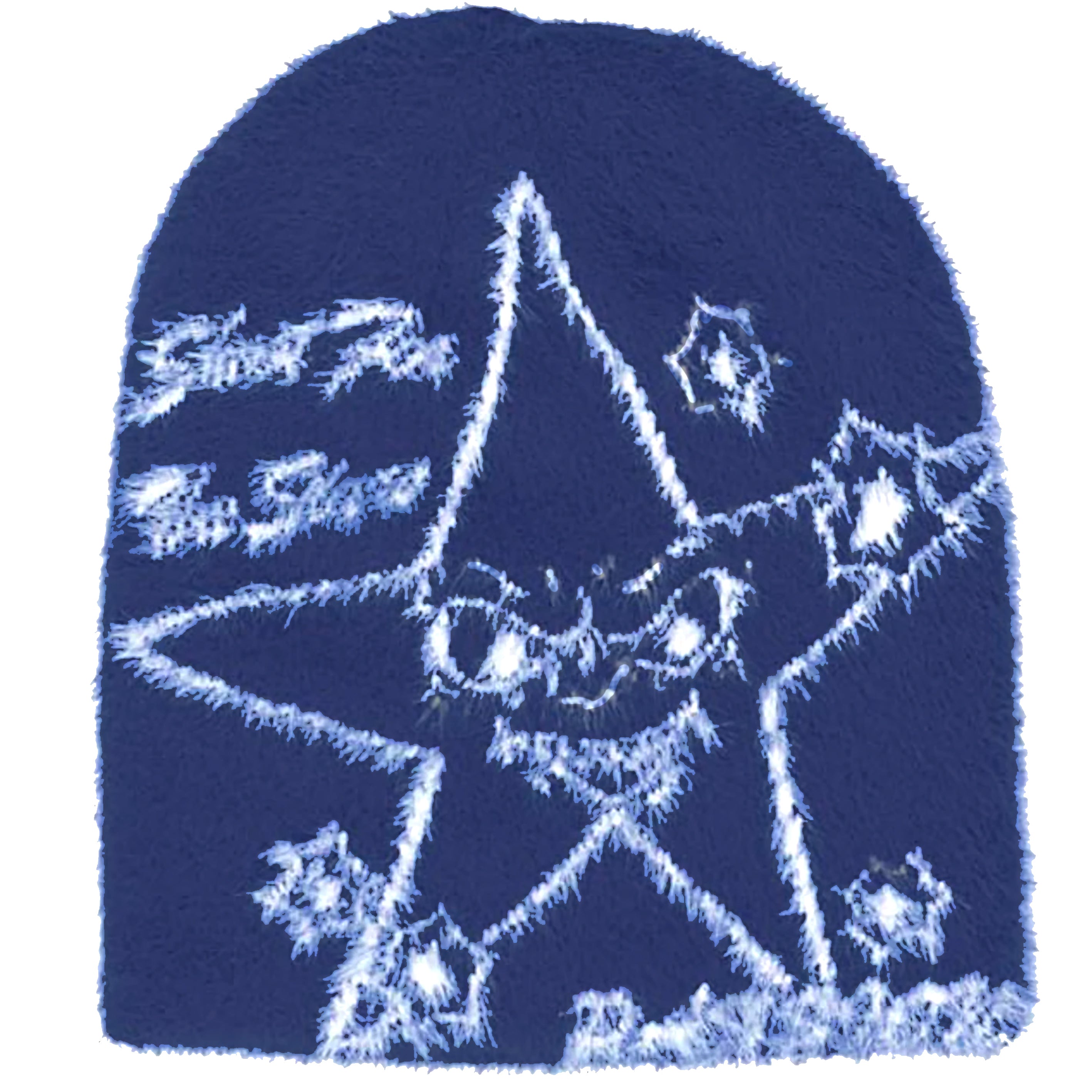Passion Target Practice Fohair Beanie Royal Blue