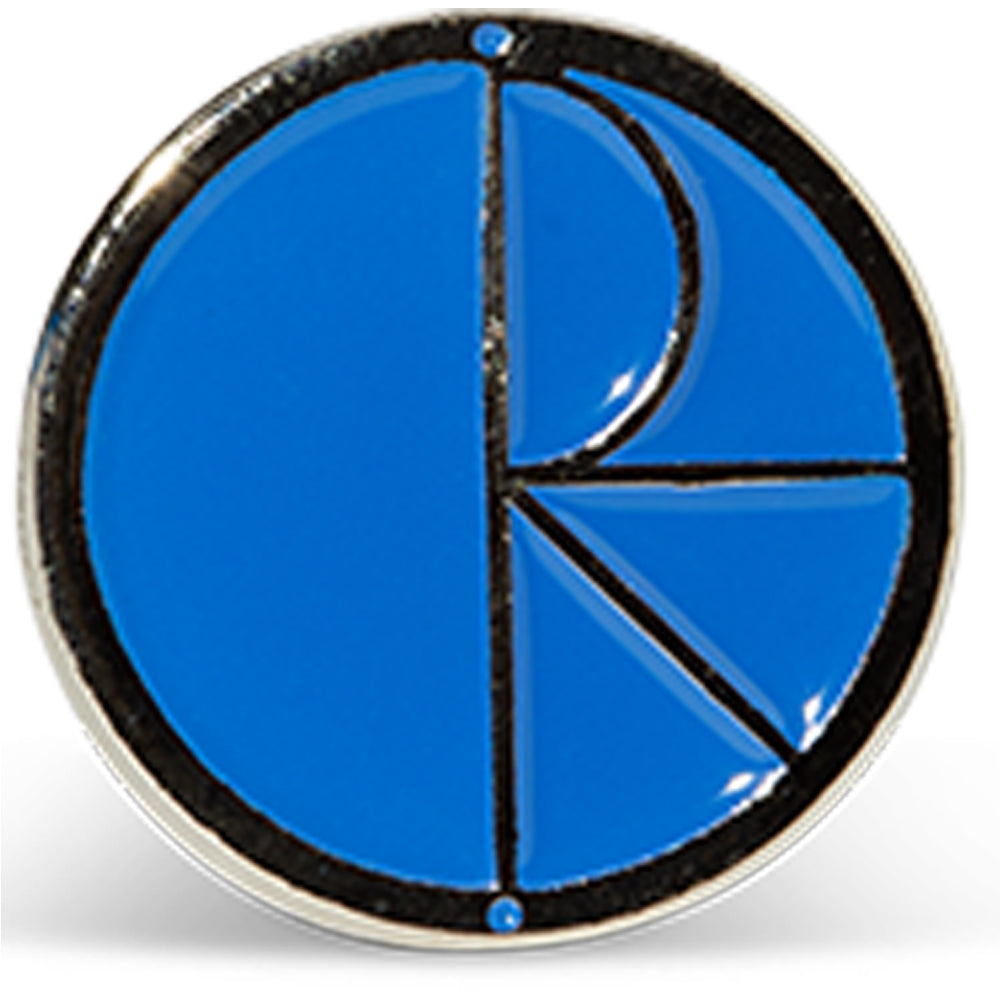 Polar Skate Co Fill Logo Pin Blue