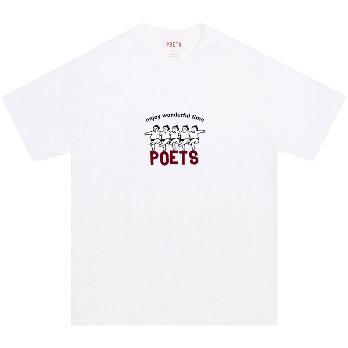 Poets Wonderful Tee White