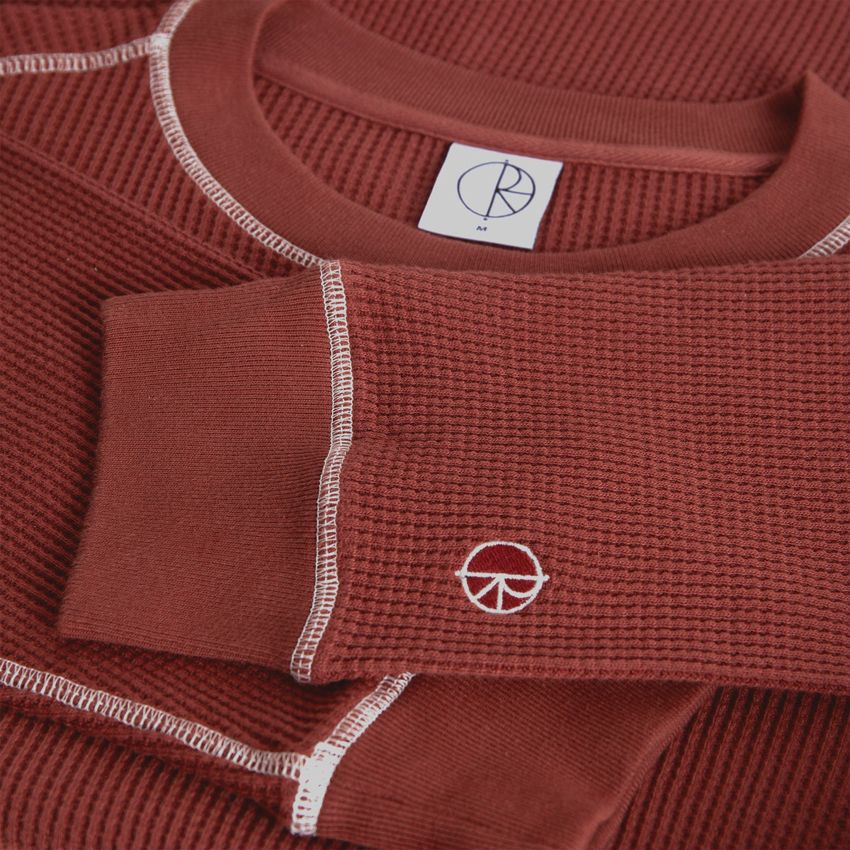 Polar Skate Co Dylan LS Tee Wine/White