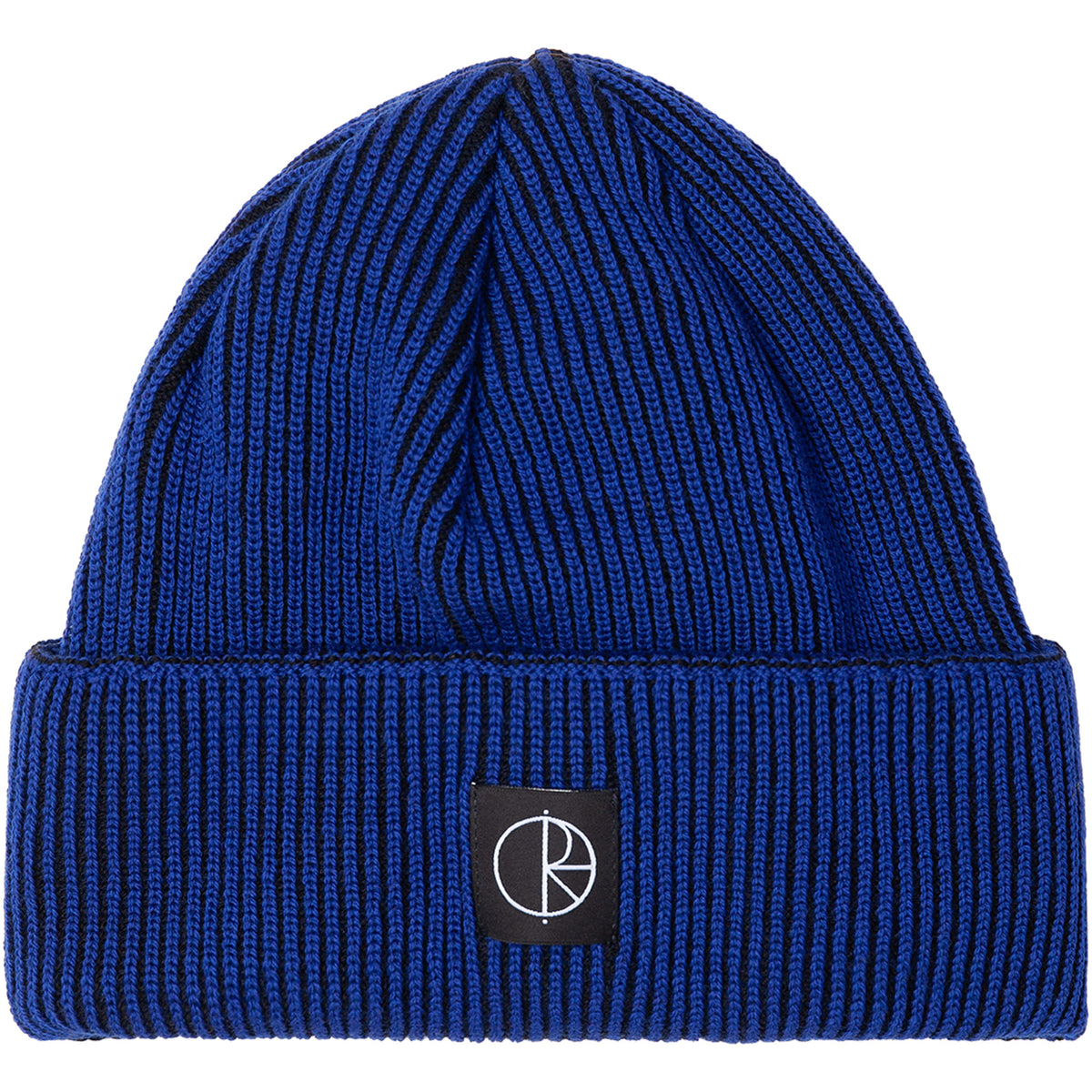 Polar Skate Co Lines Merino Beanie Egyptian Blue/Black