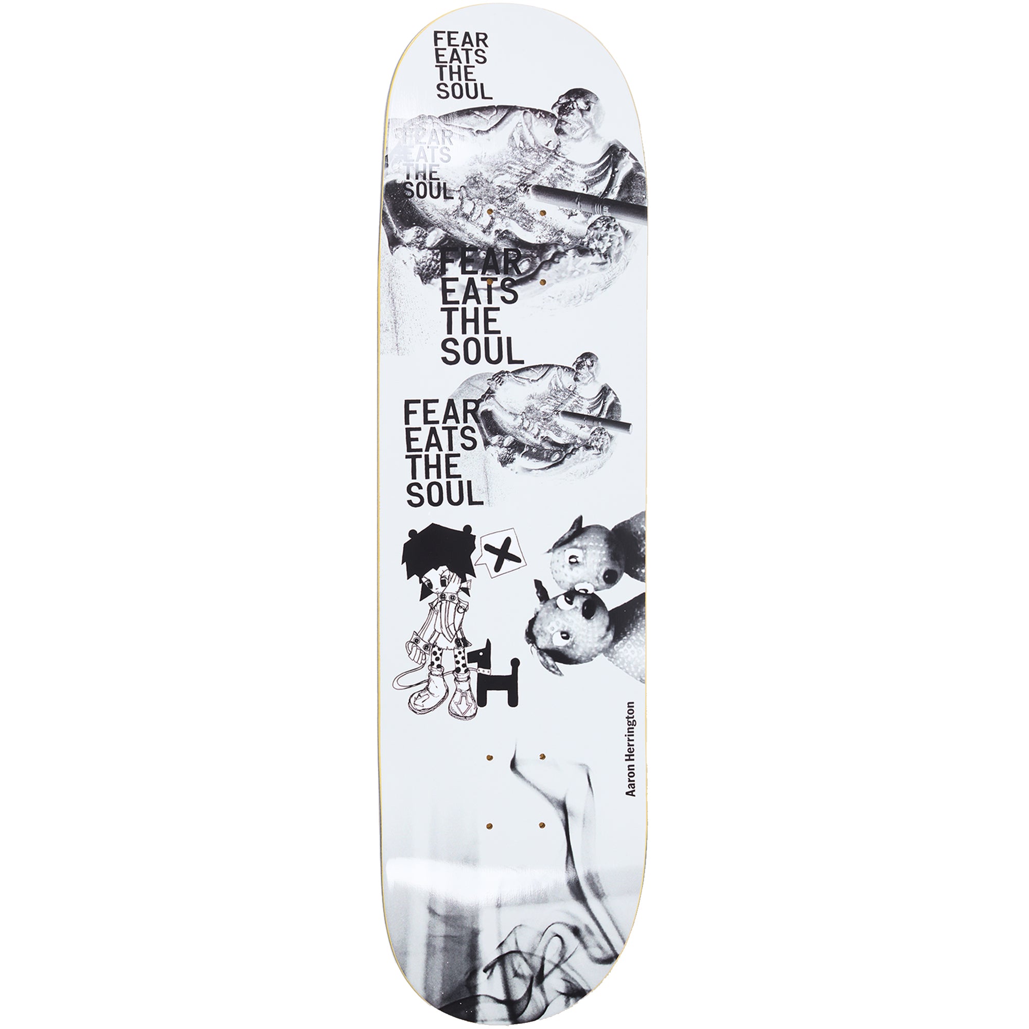 Polar Skate Co Aaron Herrington Fear Eats The Soul Skateboard Deck 8.125"