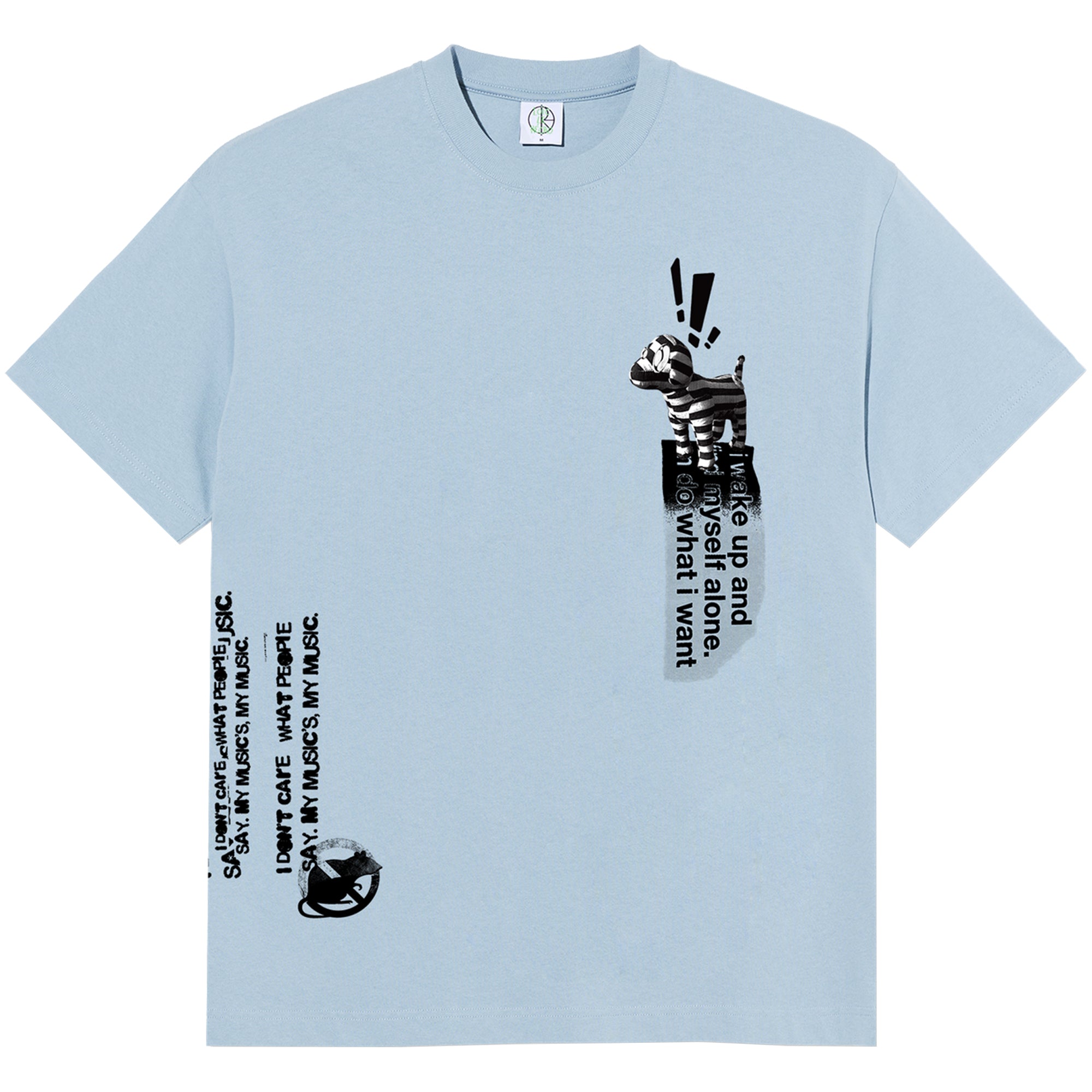 Polar Skate Co My Music Tee Light Blue