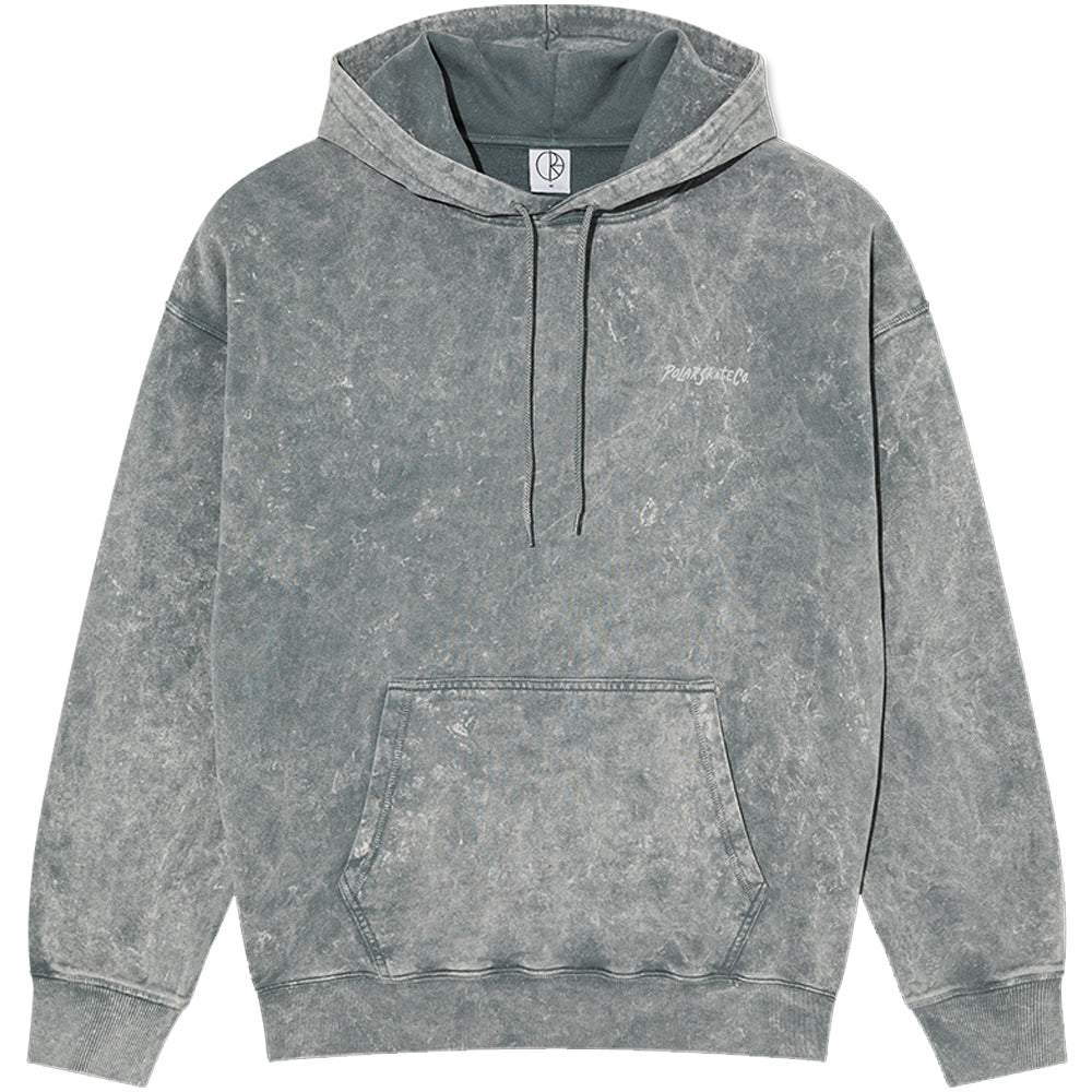 Polar Skate Co Acid Frank Surf Logo Hoodie Grey