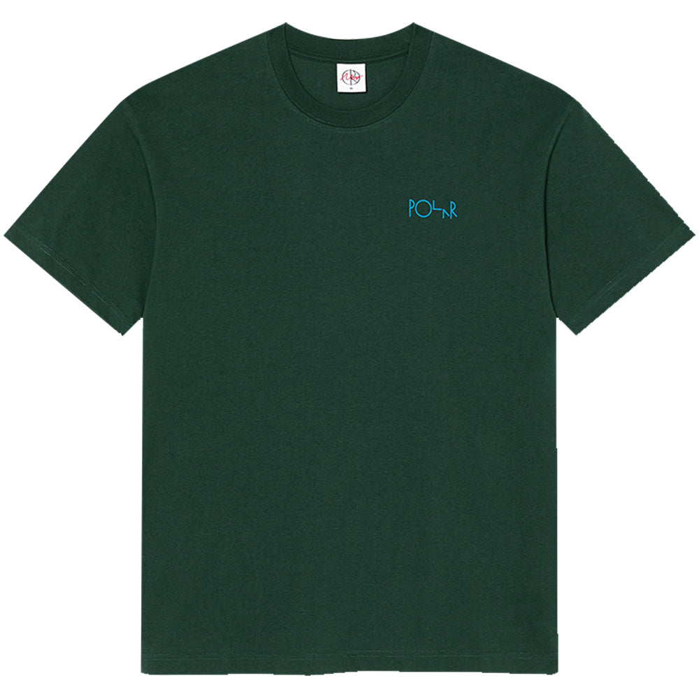 Polar Skate Co Blah Blah Blah Tee Deep Dark Green