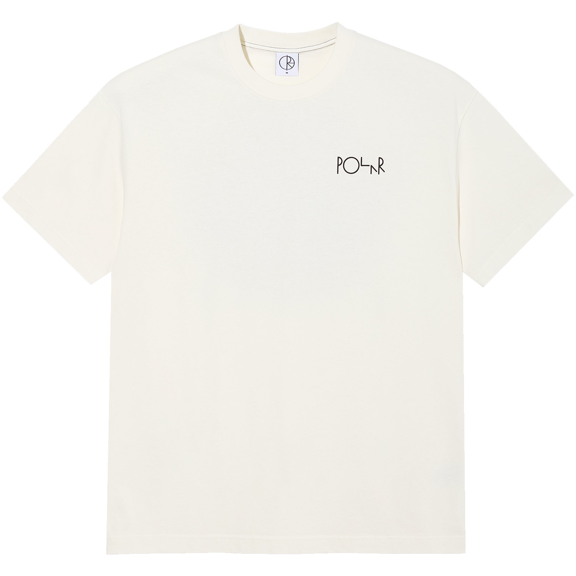 Polar Skate Co Fill Logo Contrast Tee Ivory/Black