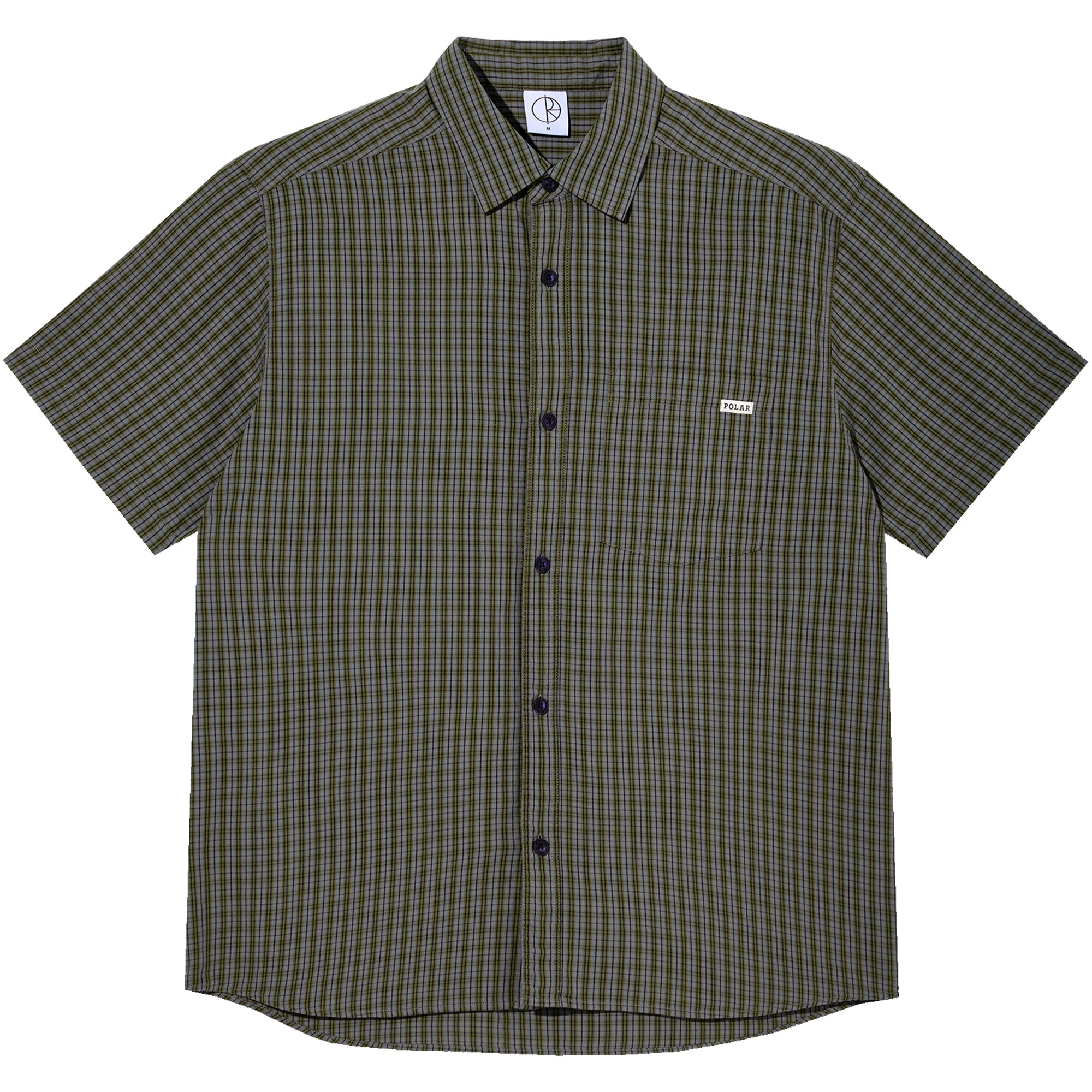 Polar Skate Co Mitchell Shirt Black/Green