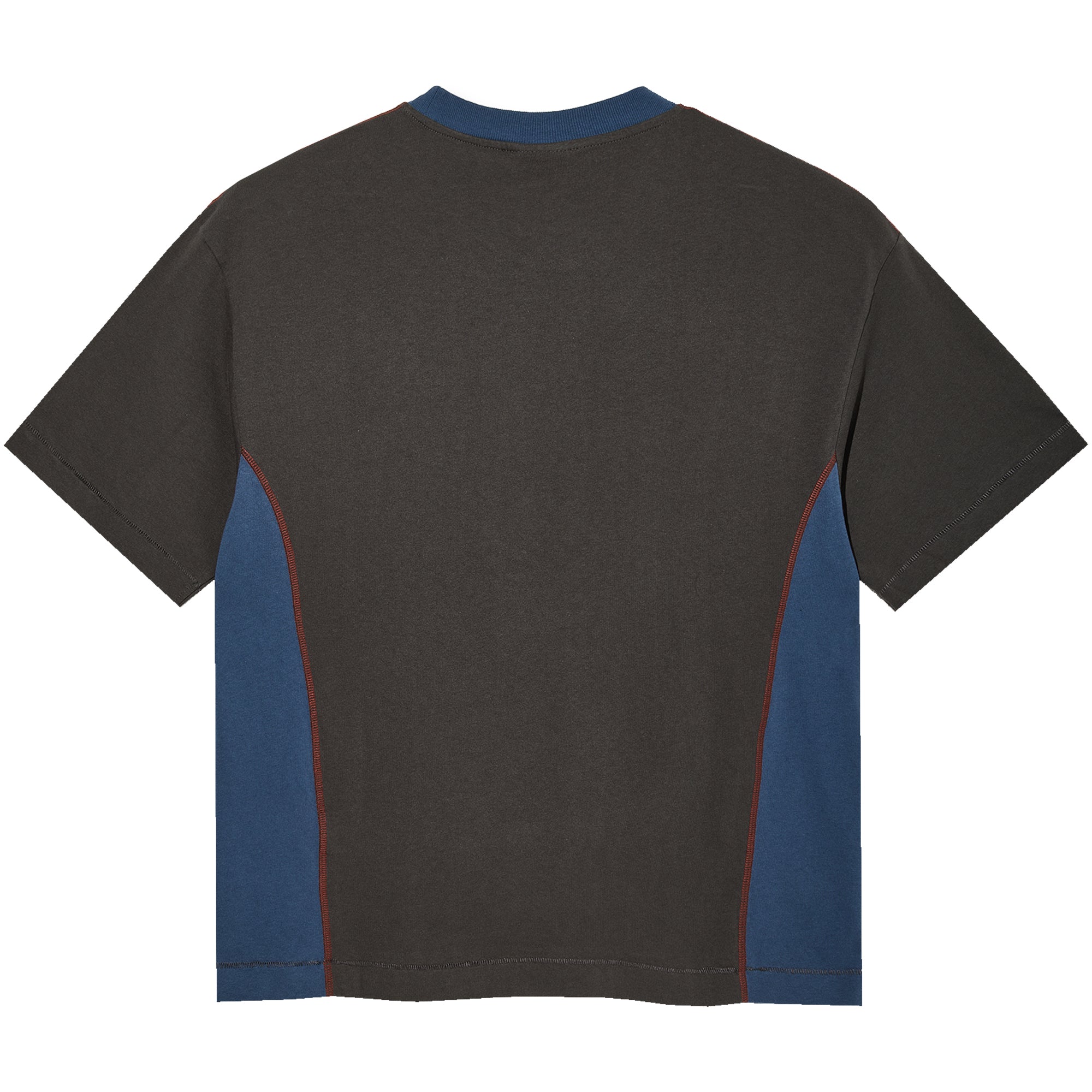 Polar Skate Co Surf Panel Tee Dirty Black/Grey Blue