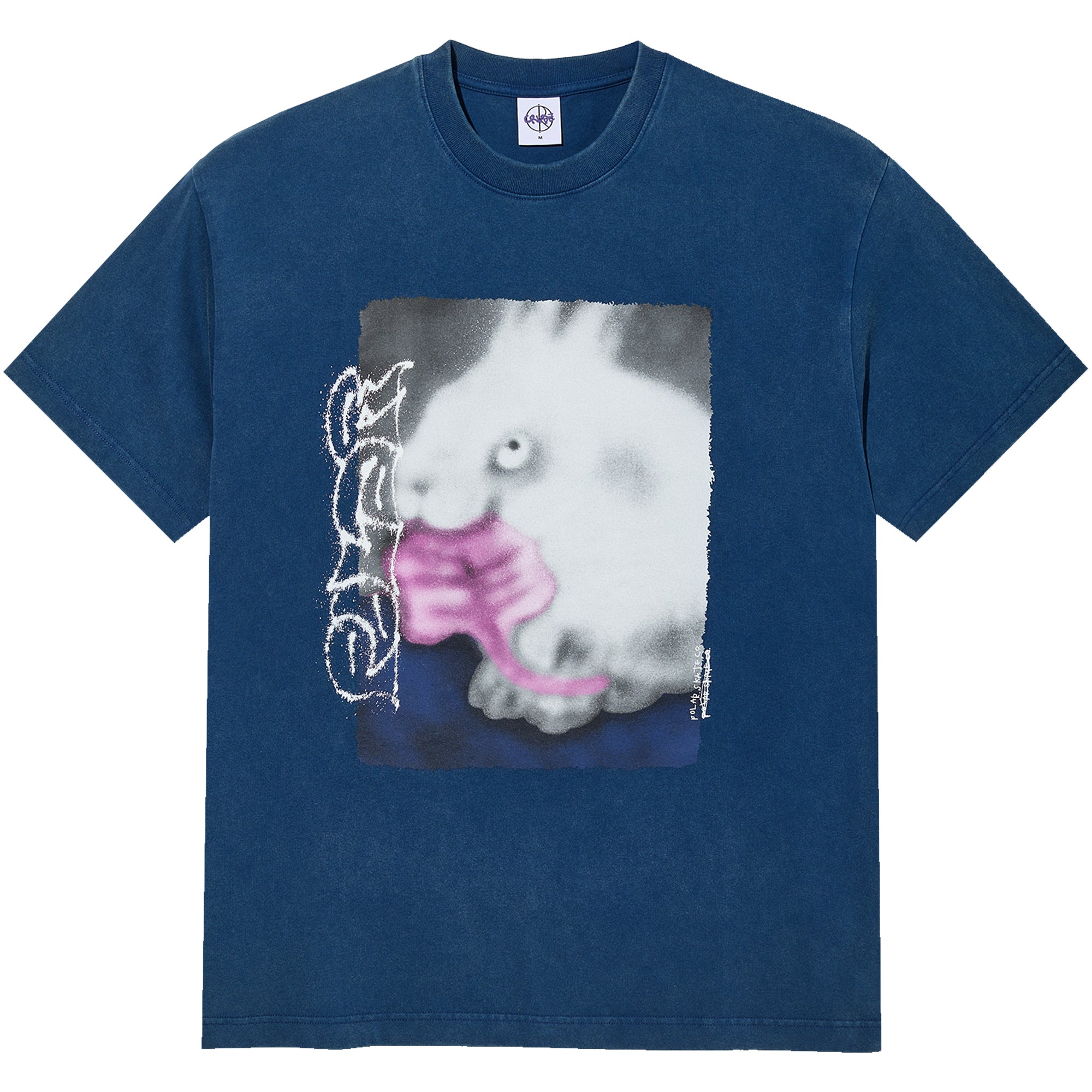 Polar Skate Co Rabbit Tee Washed Blue