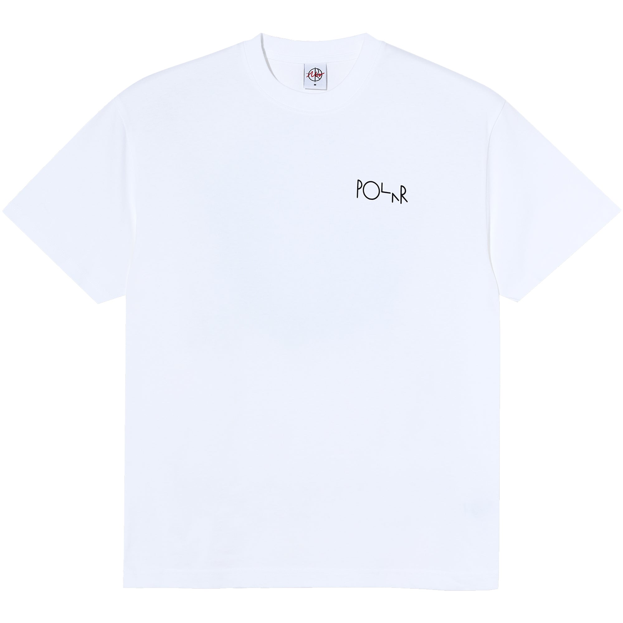 Polar Skate Co Happy Sad Fill Logo Tee White