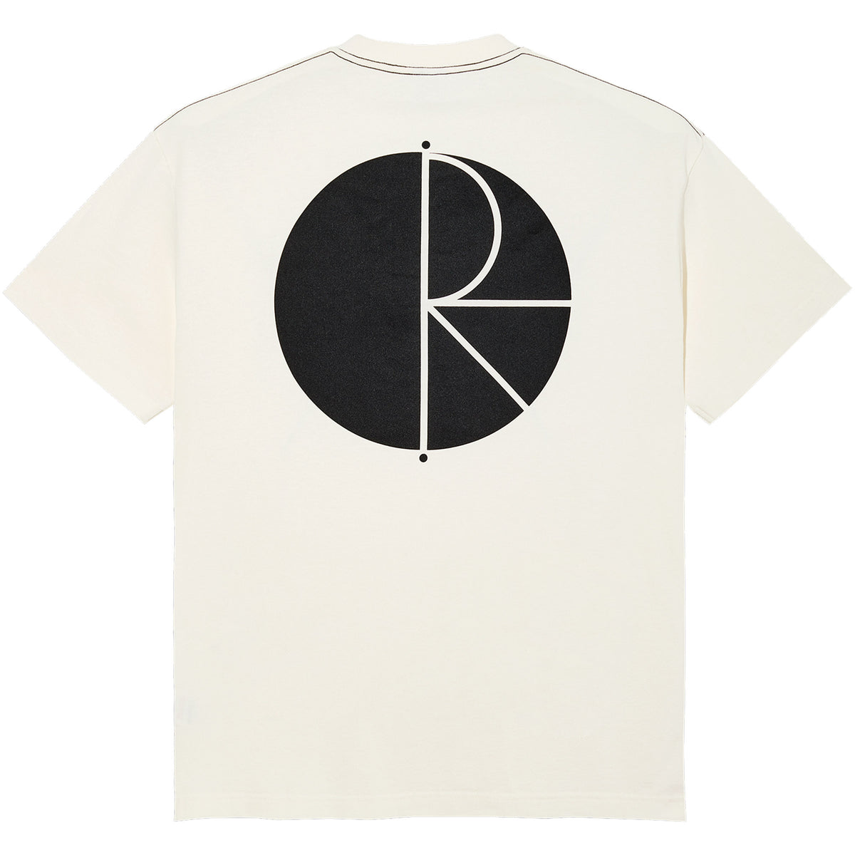 Polar Skate Co Fill Logo Contrast Tee Ivory/Black