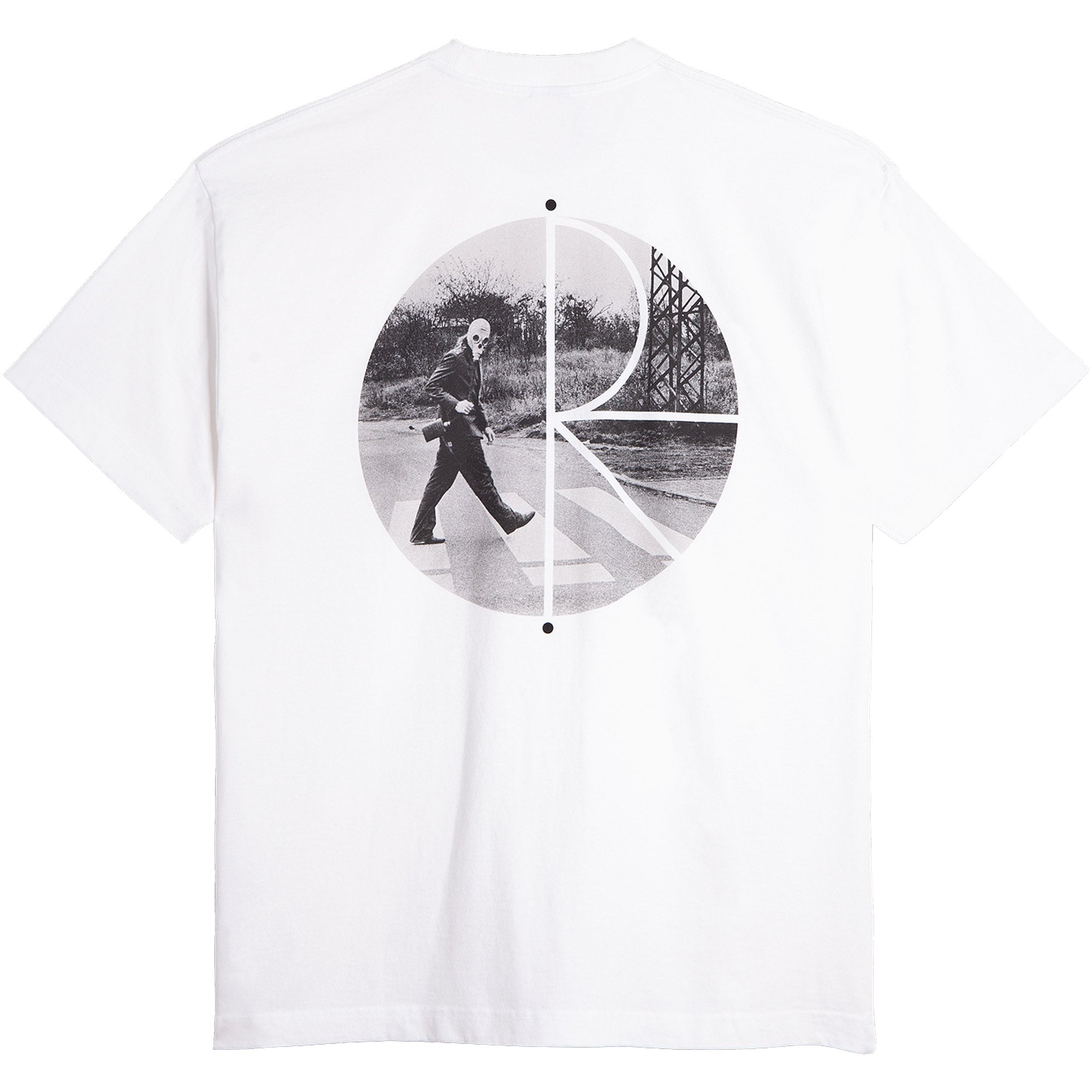 Polar Skate Co Klez Crossing Fill Logo Tee White