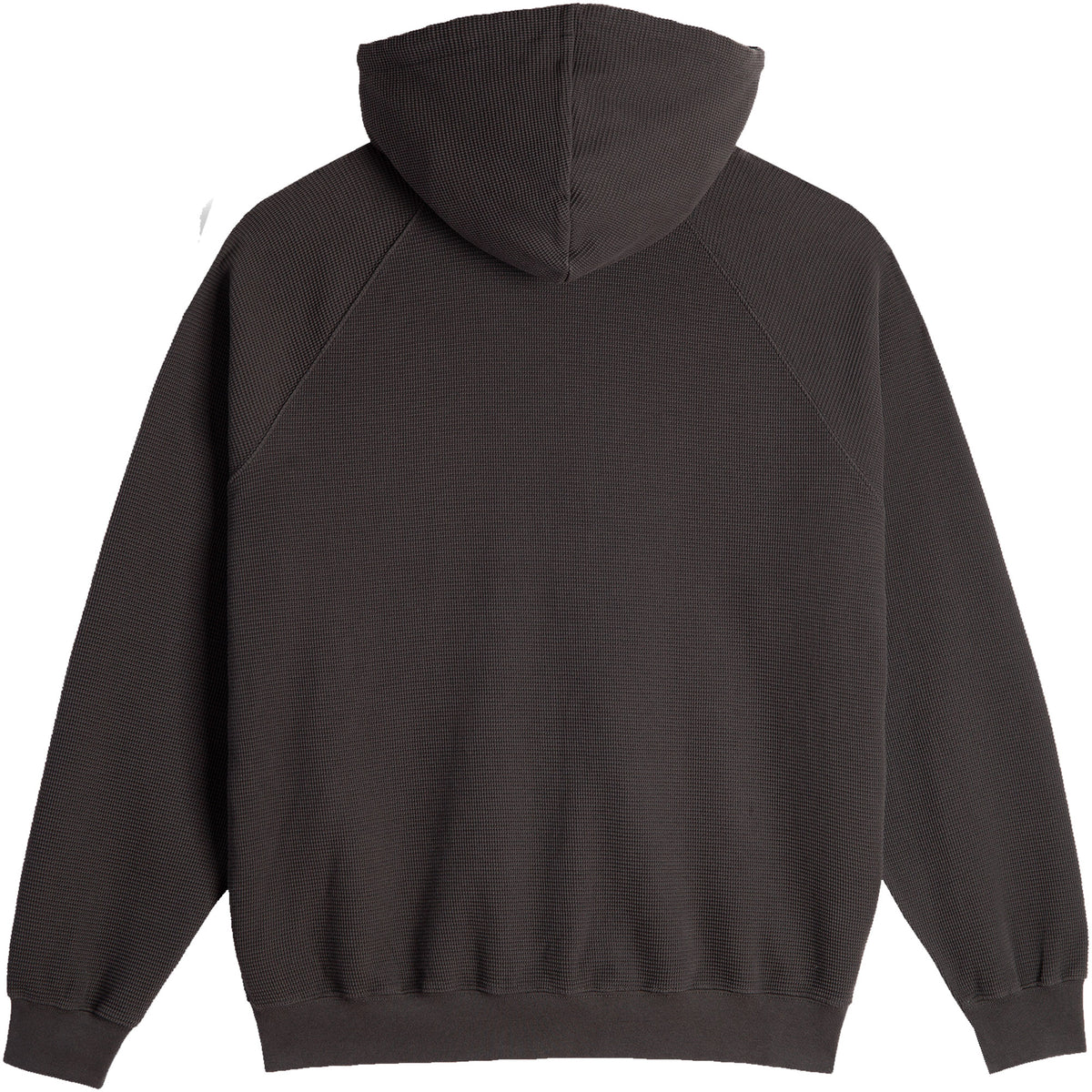 Polar Skate Co Waffle Zip Hoodie Dirty Black