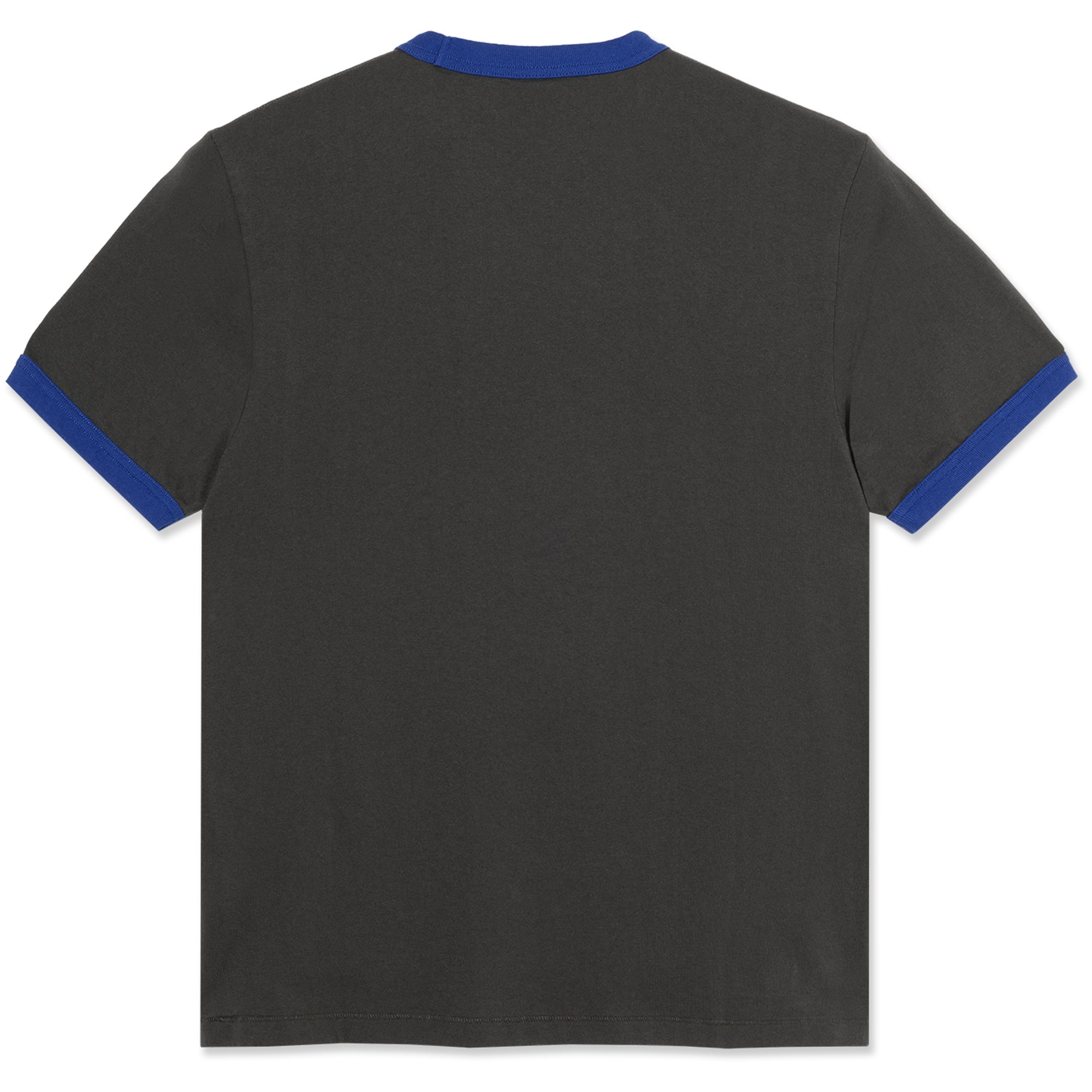 Polar Skate Co Ringer Tee Dirty Black/Egyptian Blue