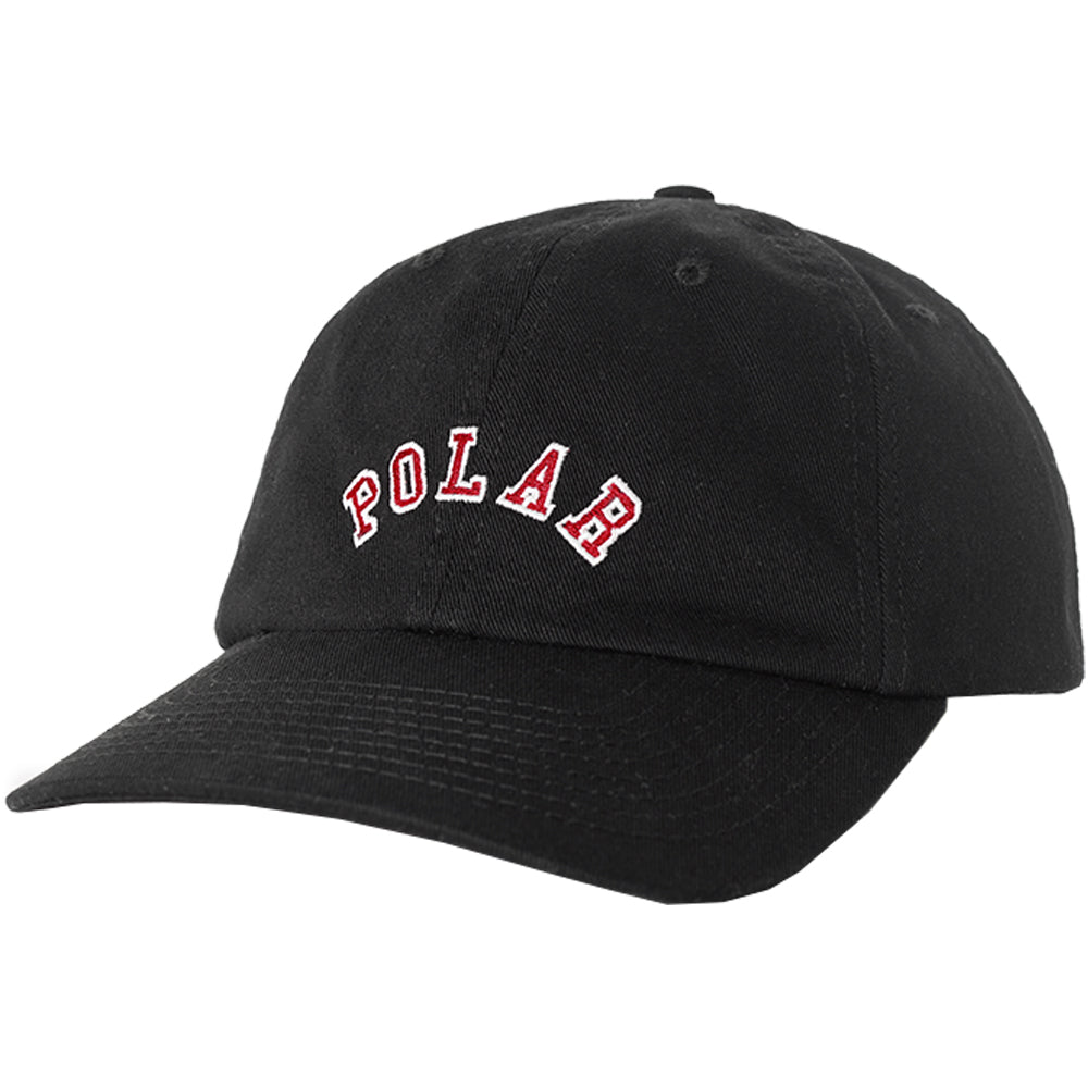 Polar Skate Co College Logo Sai Cap Black