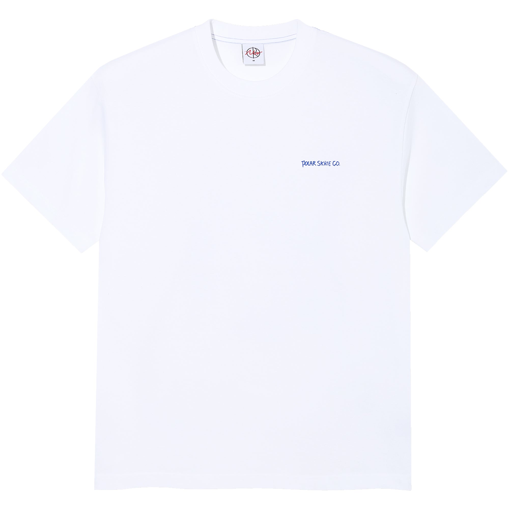 Polar Skate Co Doodle Contrast Tee White/Ultramarine