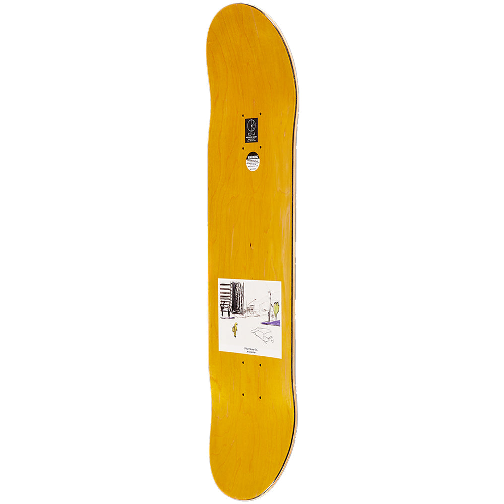 Polar Skate Co Shin Sanbongi Shin City Skateboard Deck 8.25" Short