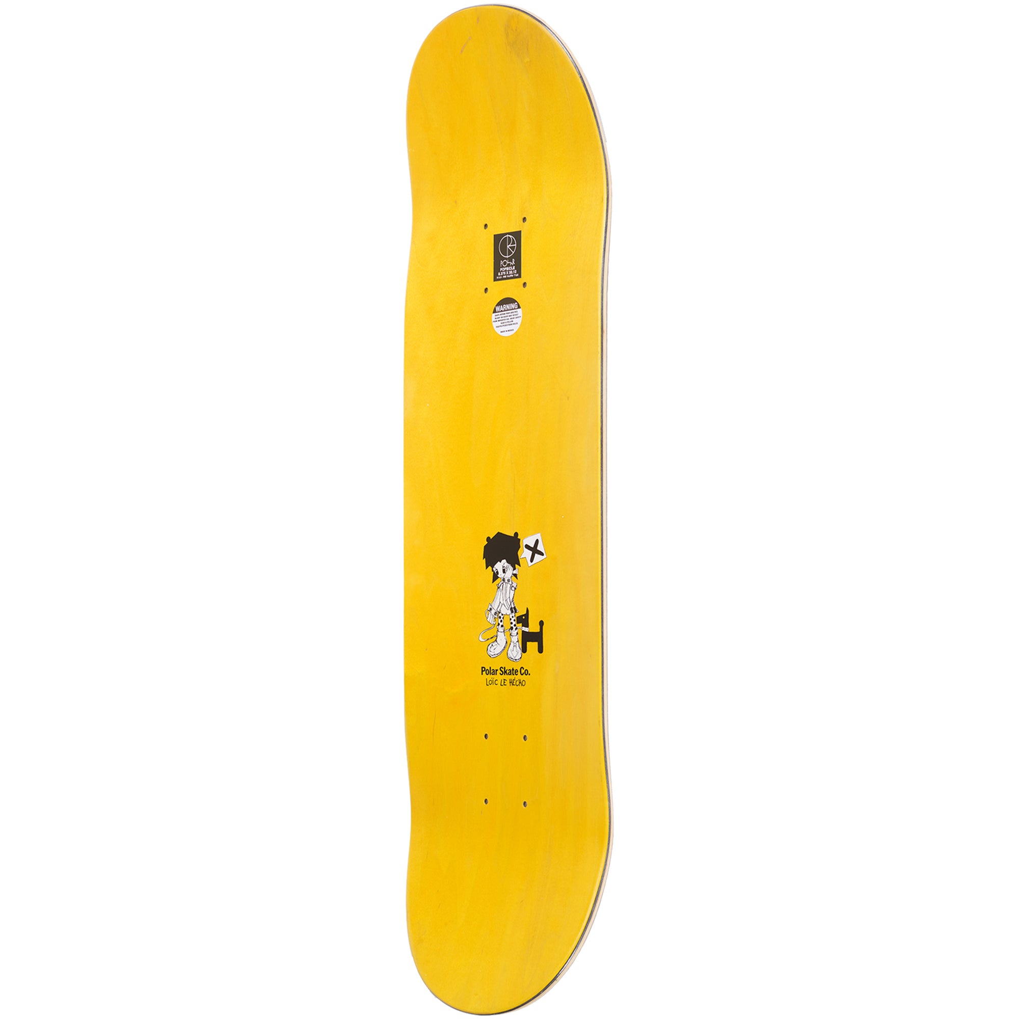 Polar Skate Co Aaron Herrington Fear Eats The Soul Skateboard Deck 8.125"