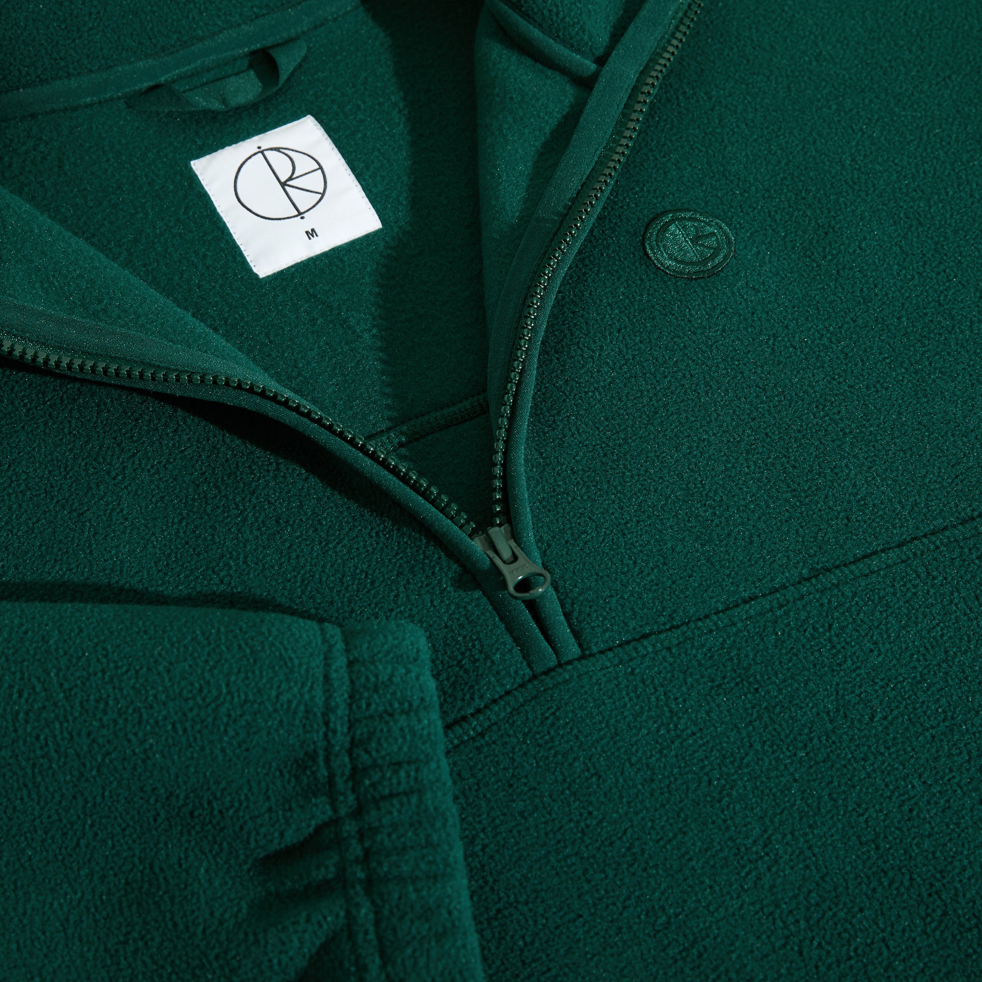 Polar Skate Co Ivan Half Zip Sweatshirt Dark Emerald