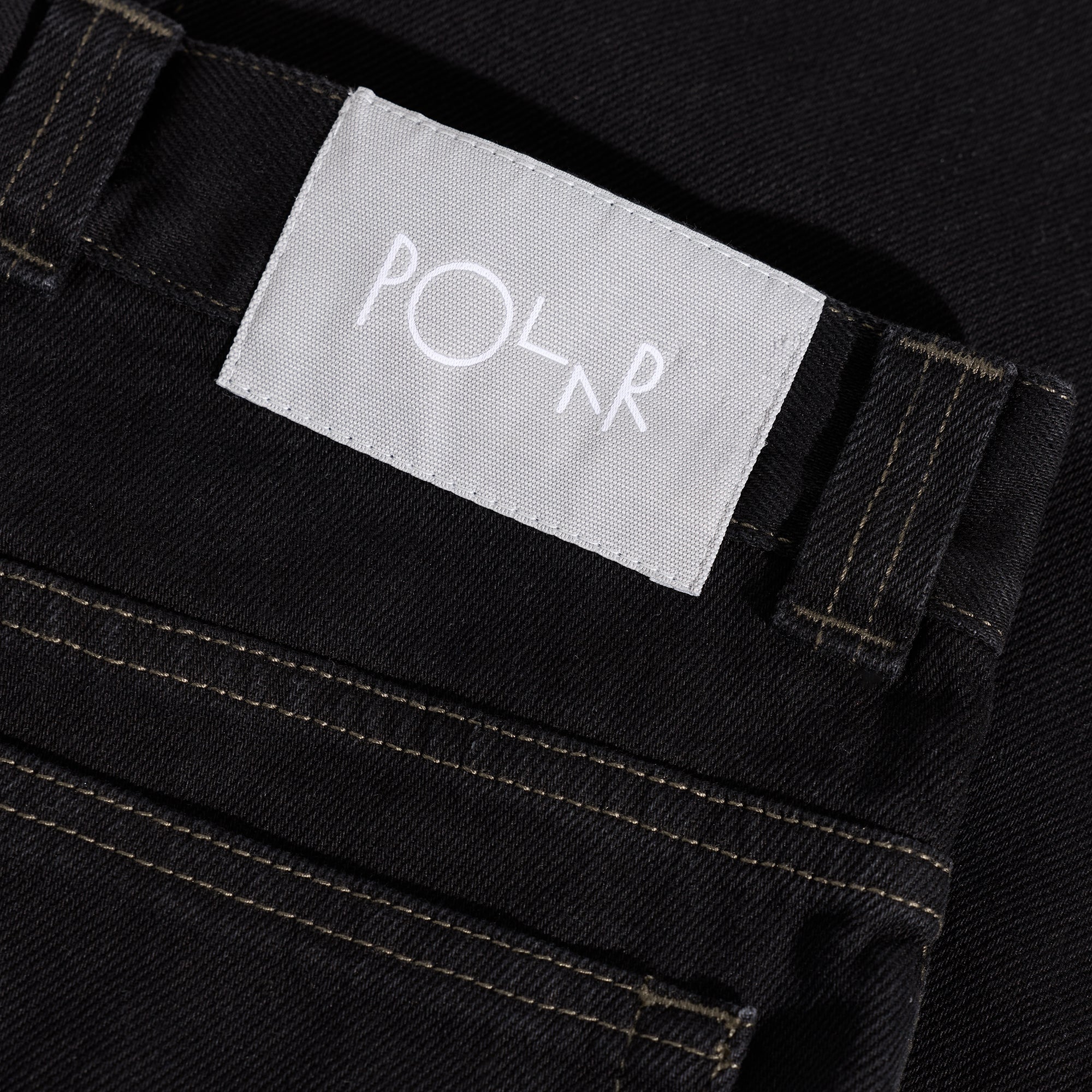 Polar Skate Co '93! Pants Contrast Stitching Black/Dark Olive