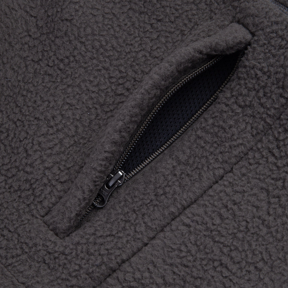 Polar Skate Co Roman Fleece Jacket Dirty Black
